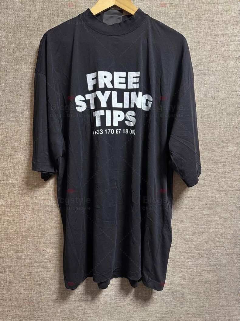 Balenciaga Balenciaga Phone Number Short Sleeve T-Shirt Size US XS / EU 42 / 0 - 1 Thumbnail
