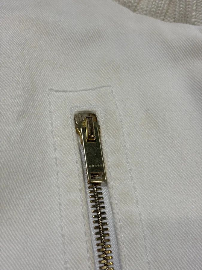 Gucci SS2007 Gucci Cream Madonna Multi-Pocket Bomber Jacket Size S / US 4 / IT 40 - 9 Thumbnail