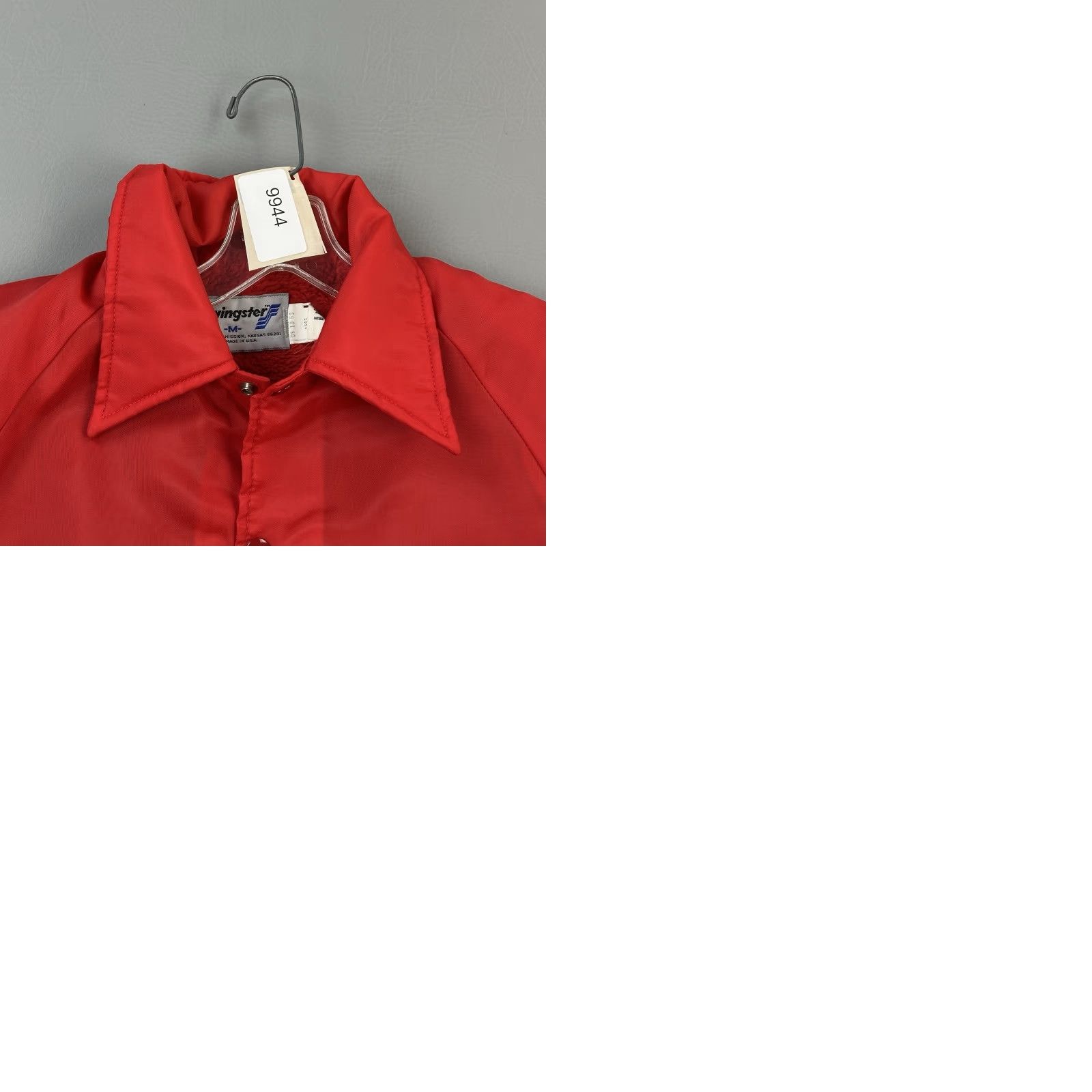 Coach VINTAGE Swingster Coach Jacket Mens Medium Red Fleece Lined Snap Front 90s USA Size US M / EU 48-50 / 2 - 9 Thumbnail