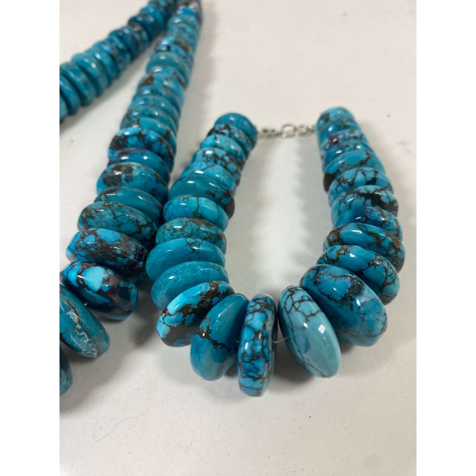 Other Graduated Blue Turquoise NuggetsNecklace and Braclet Size ONE SIZE - 6 Thumbnail
