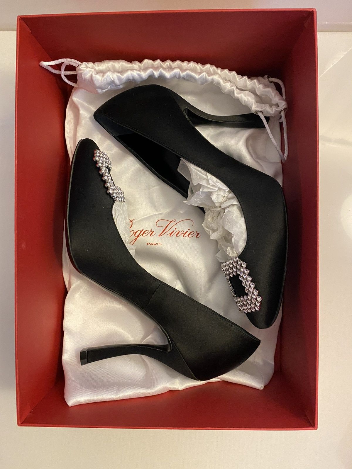 Roger Vivier Roger Vivier Black Heels Size US 6 / IT 36 - 8 Thumbnail
