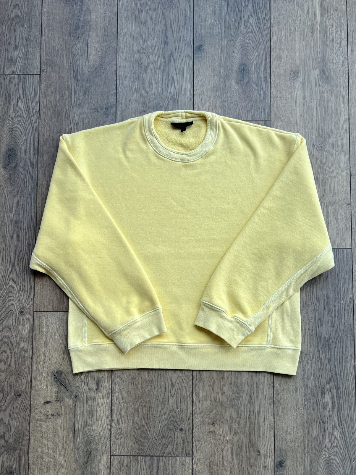 Yeezy Season 3 Fleece Crewneck Sun God XSmall