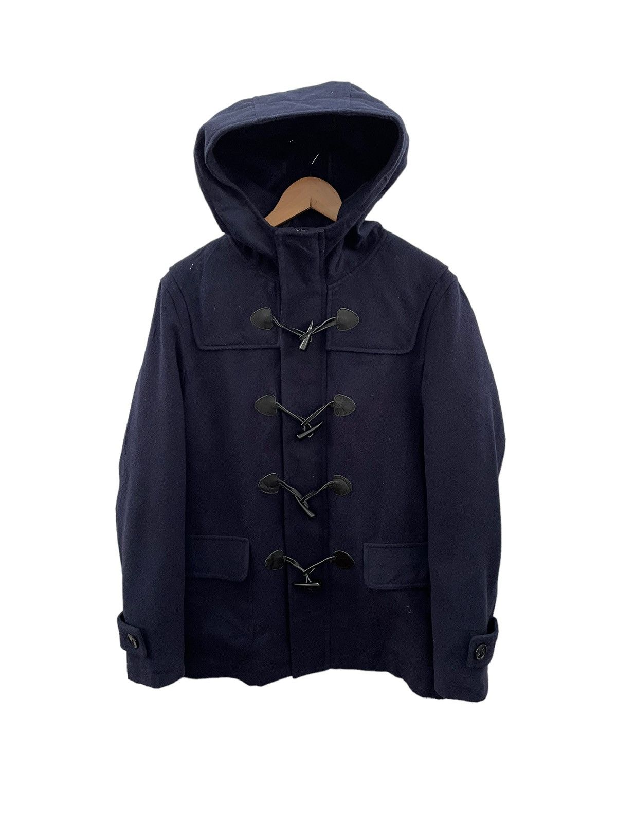 Beams Plus Wool Hoodie Duffle Coat