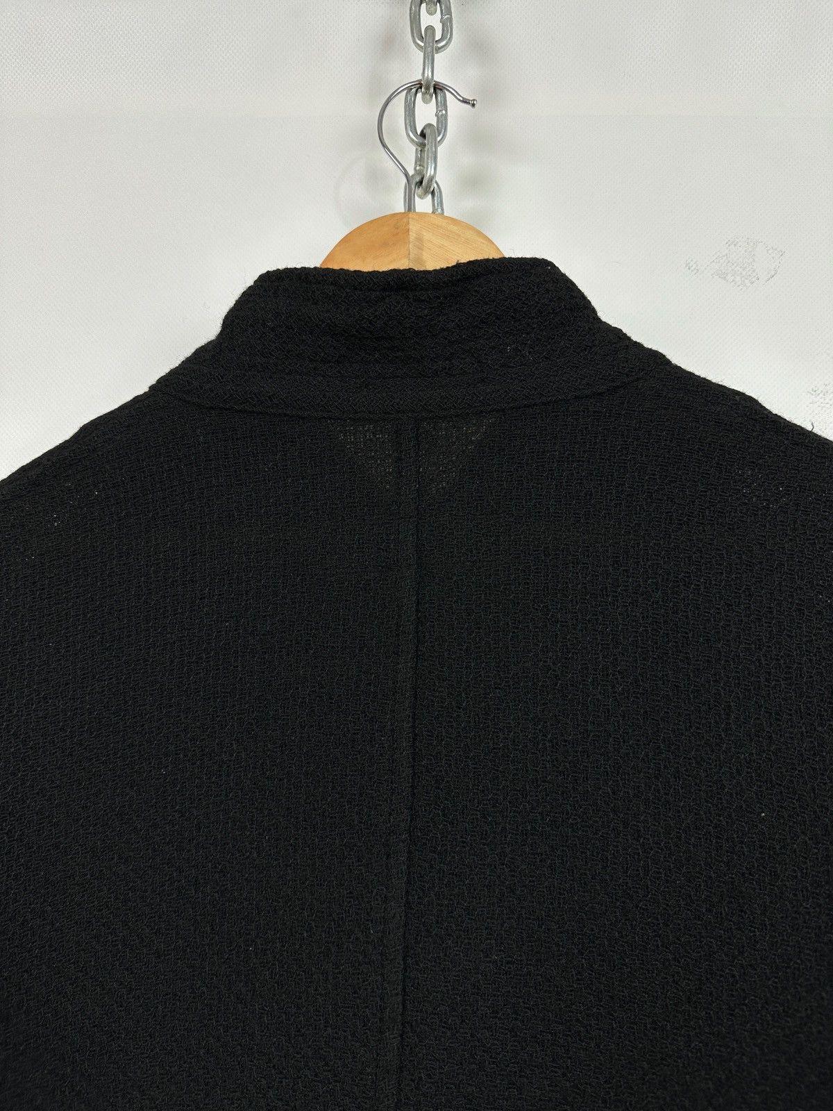 Comme des Garcons AD2002 Vintage Comme Des Garcons Homme Wool Knit Coat Jacket Size US M / EU 48-50 / 2 - 14 Thumbnail