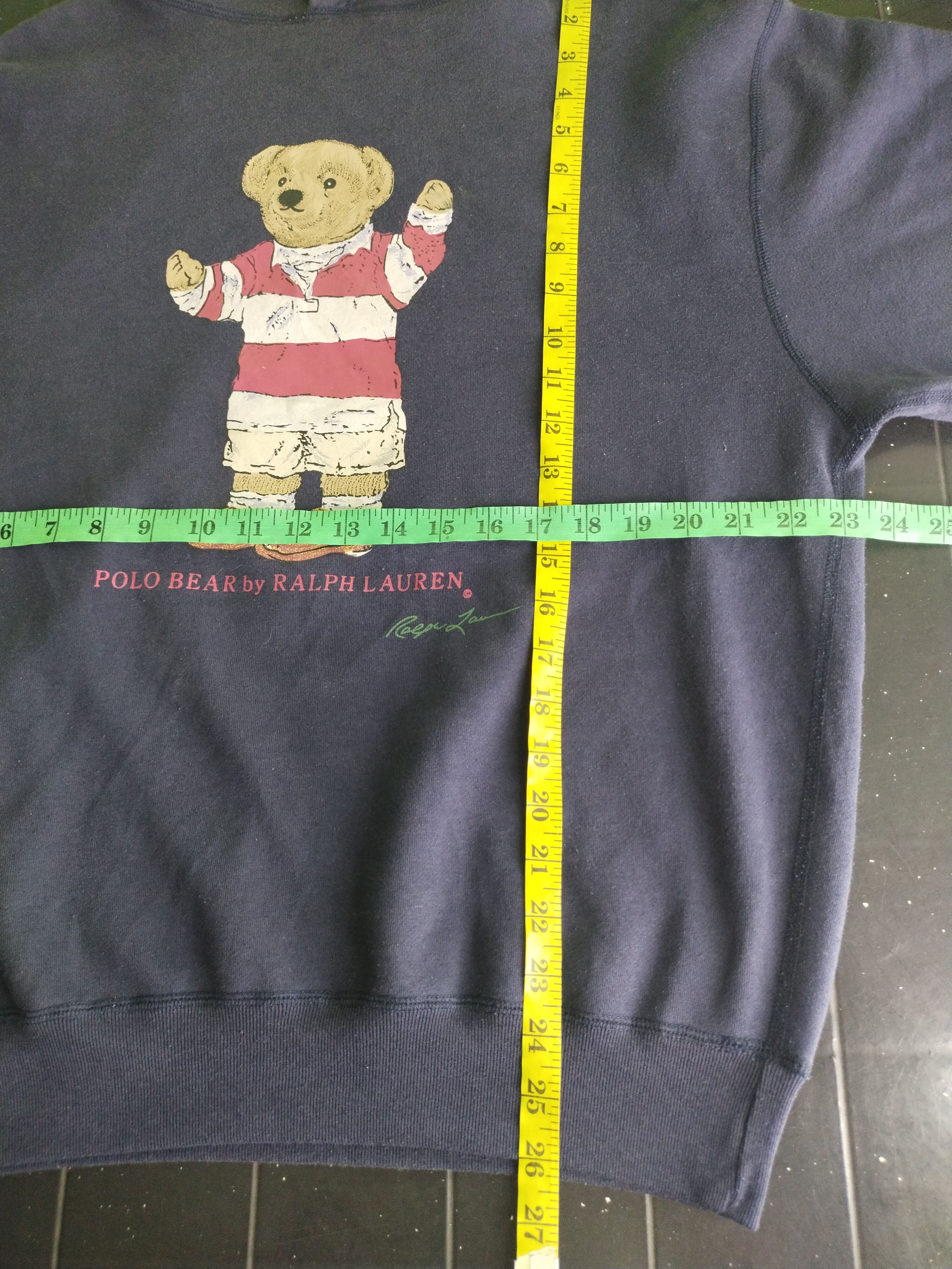 Polo Ralph Lauren × Ralph Lauren × Vintage 90's Bear Ralph Lauren by Polo Ralph Lauren Hoodie Size US L / EU 52-54 / 3 - 10 Thumbnail