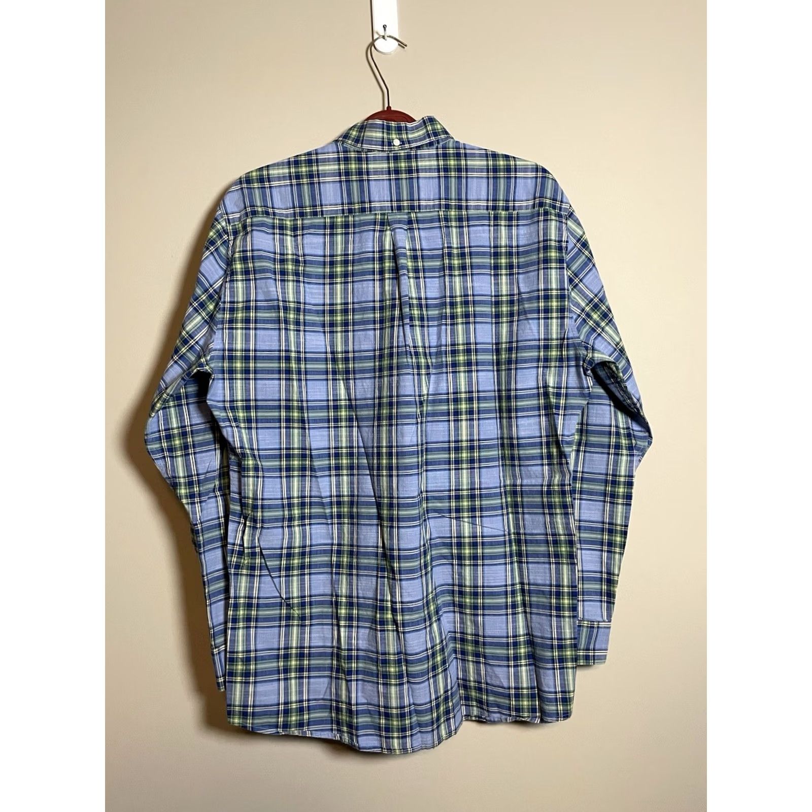 Barbour Barbour Shirt Button-Up 100% Cotton Tailored Fit Blue Plaid XL Men's Button-Down Collar Vintage No Size US XL / EU 56 / 4 - 5 Thumbnail