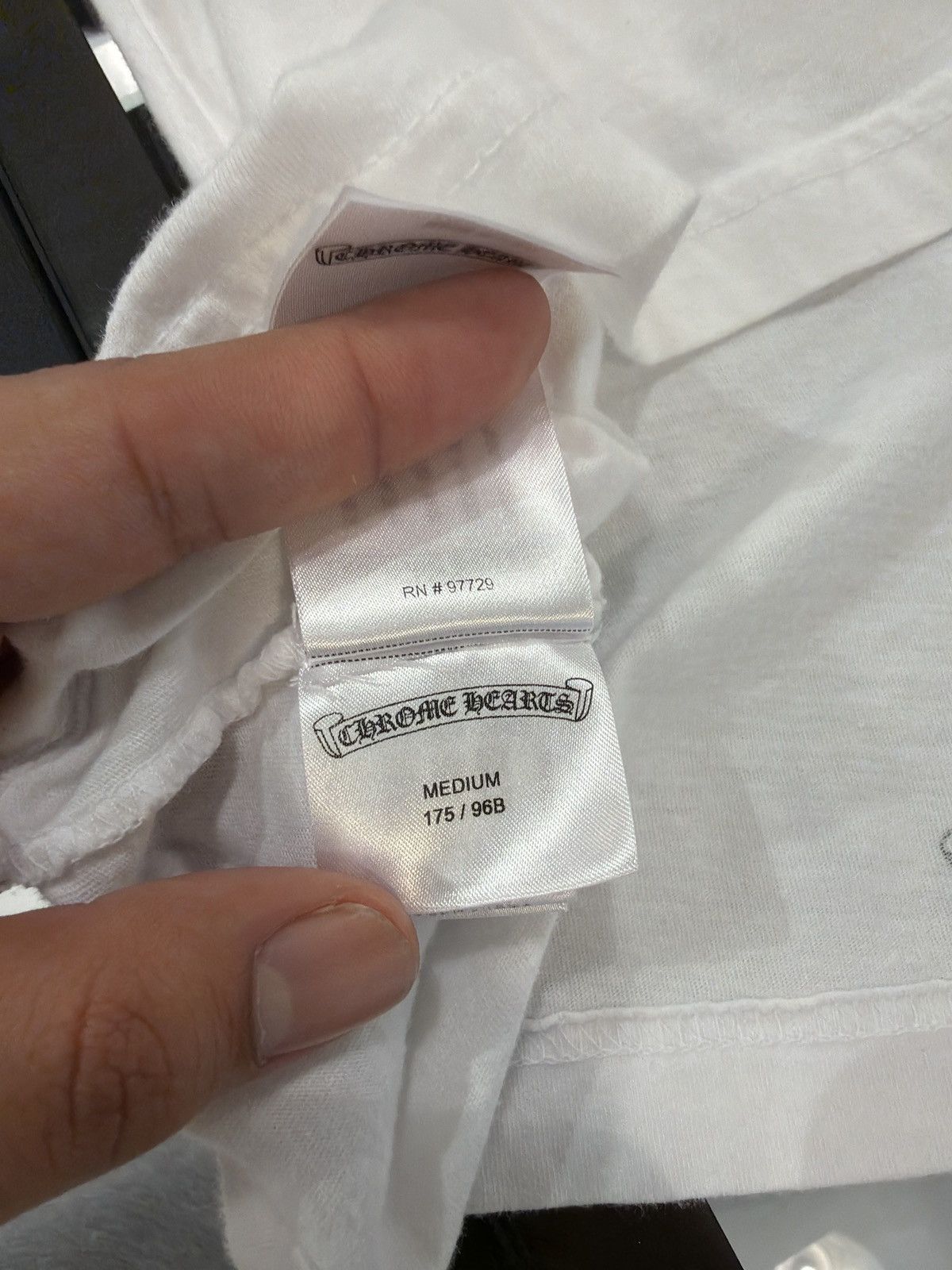 Chrome Hearts Chrome Hearts Tokyo Exclusive Eyechart White Tee Size US M / EU 48-50 / 2 - 6 Thumbnail