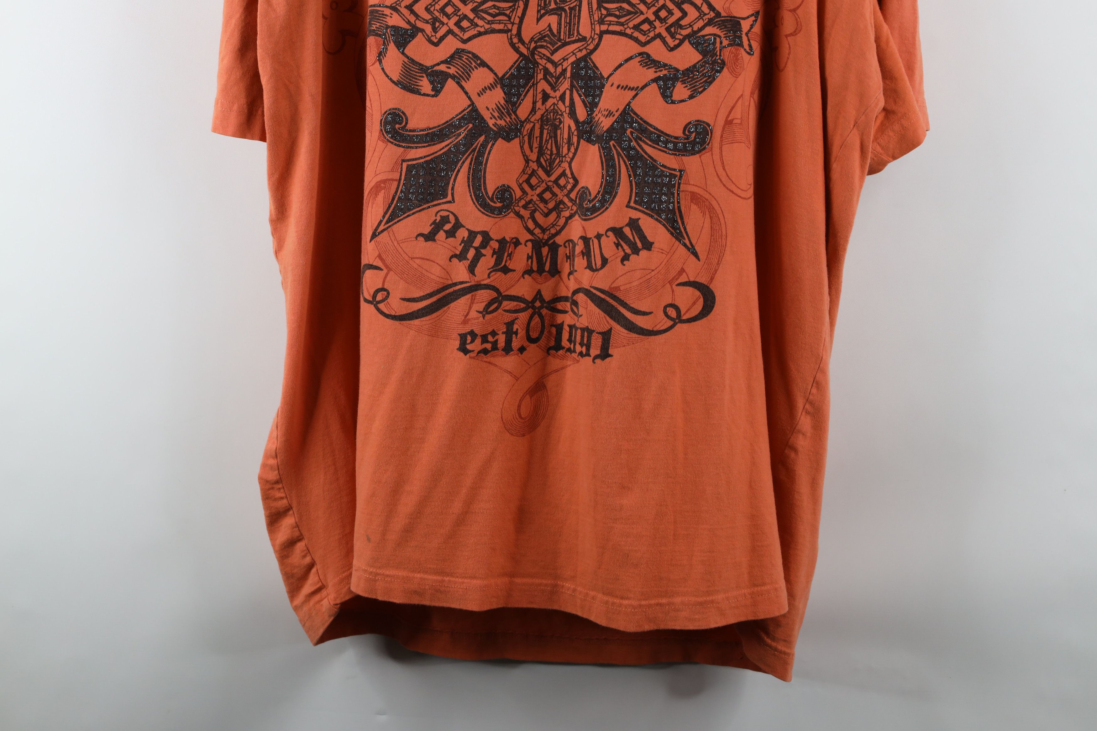 Southpole × Vintage Vintage Southpole Gaelic Cross UFC MMA Fighting T-Shirt Size US XXL / EU 58 / 5 - 3 Thumbnail