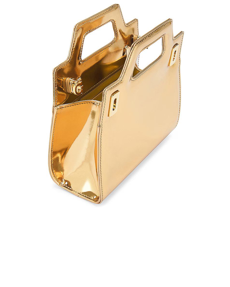 Salvatore Ferragamo o1s1rm0924 Size: OS / Wanda Mini Bag in Gold Size ONE SIZE - 6 Thumbnail