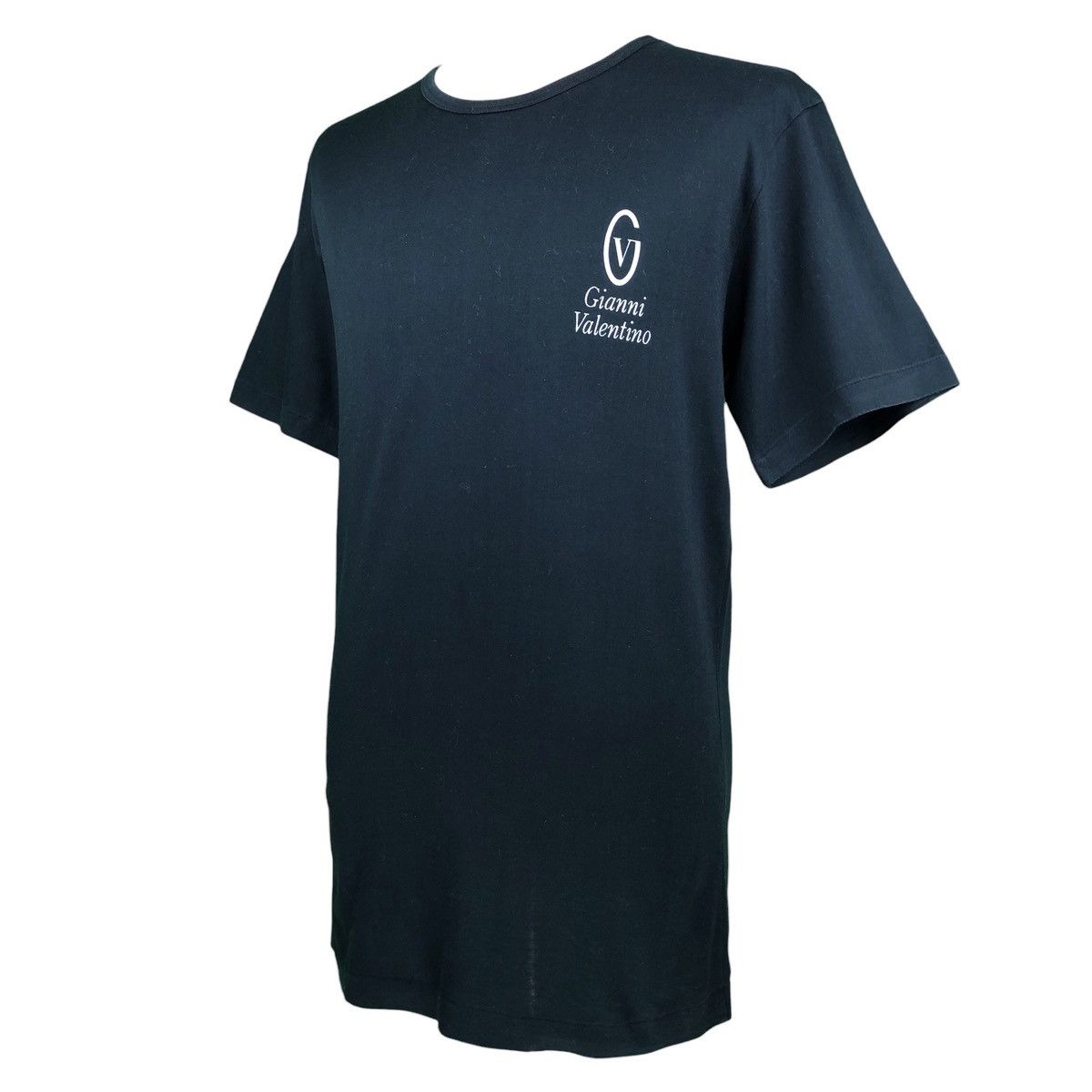 Gianni Valentino × Valentino × Vintage Vintage Gianni Valentino Logo Black Tee Shirt L Fit M Size US M / EU 48-50 / 2 - 6 Thumbnail