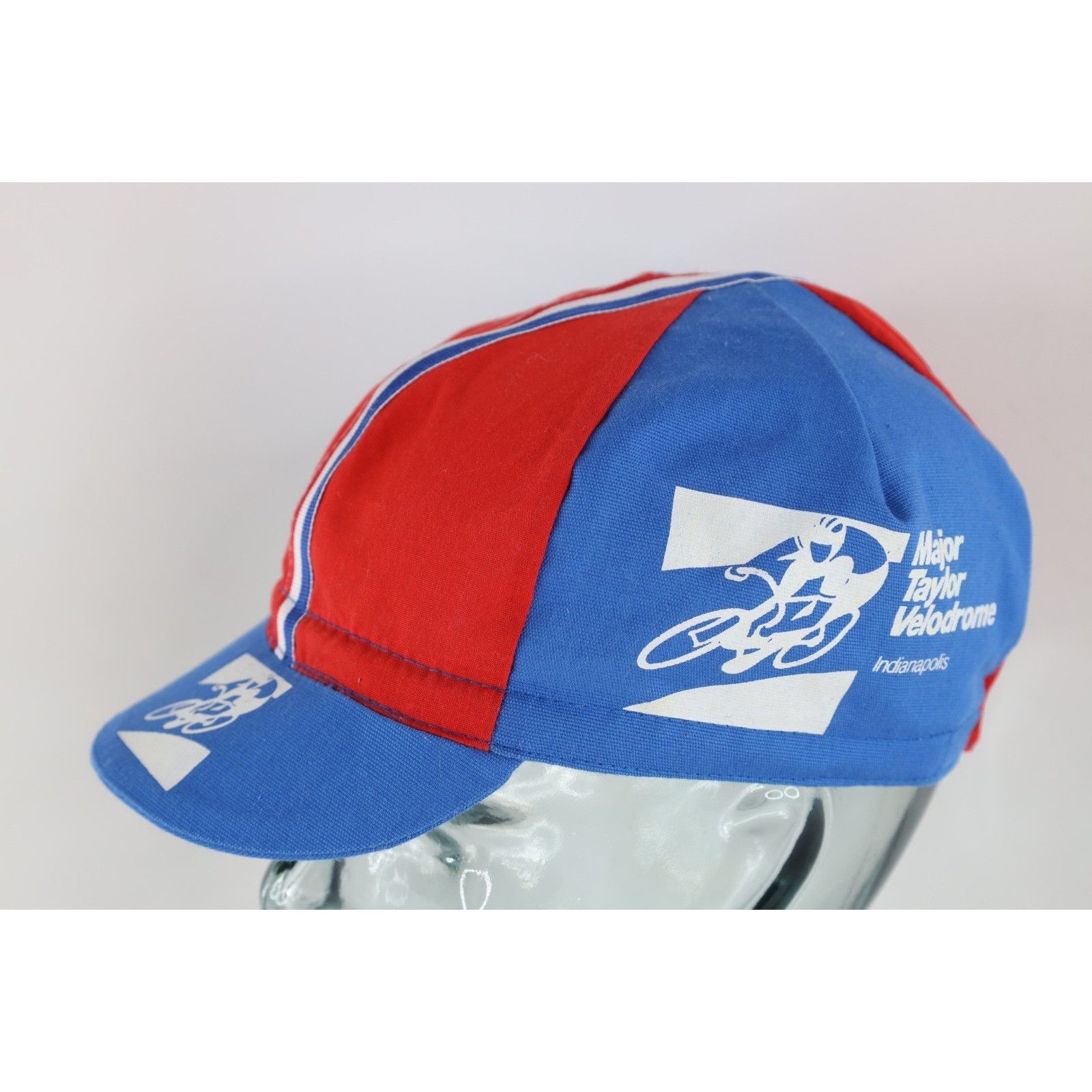 Vintage Vintage 70s 80s Major Taylor Velodrome Bicycle Cycling Hat Size ONE SIZE - 1 Thumbnail