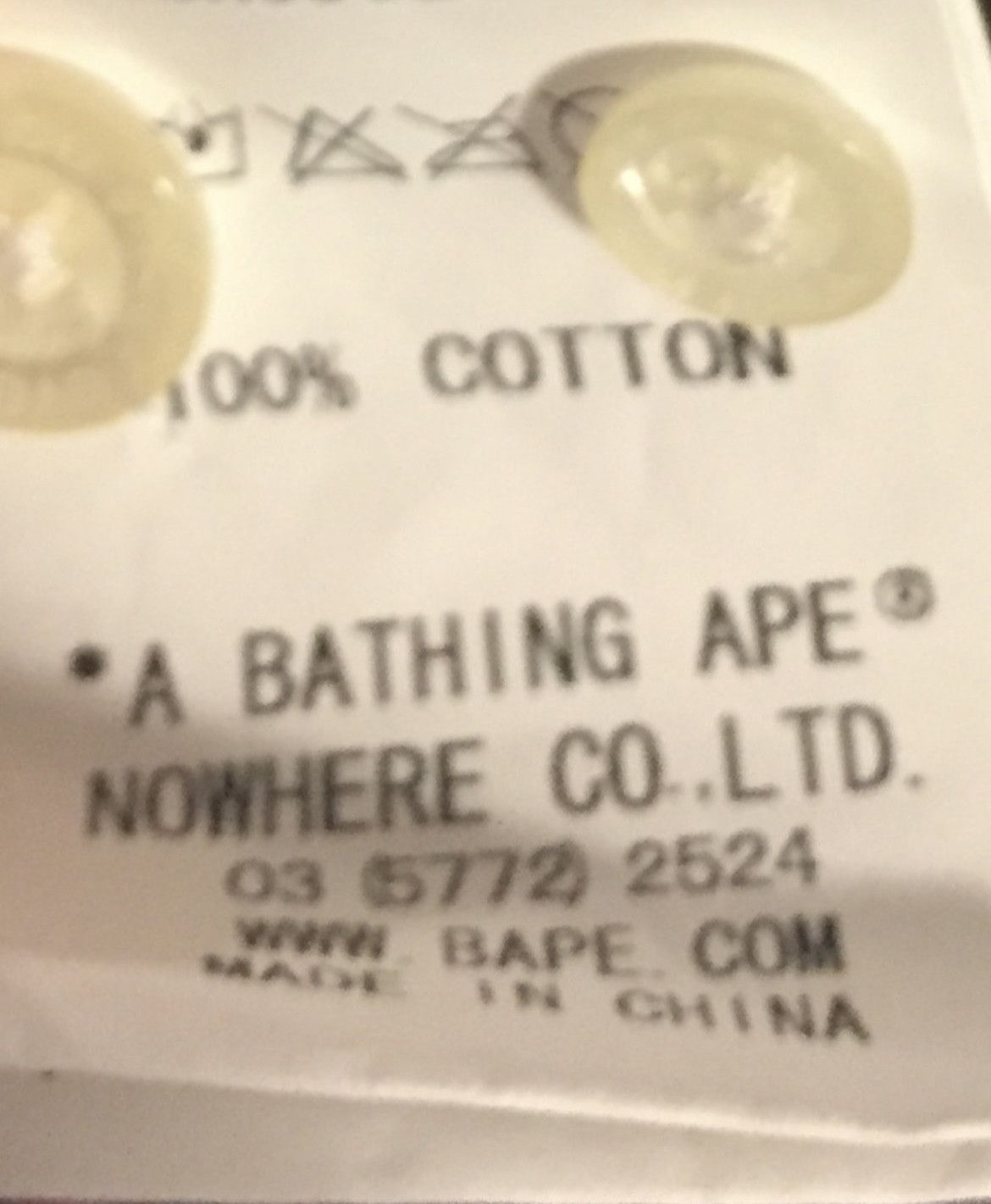 Bape Ape Head Button Up Shirt Size S / US 4 / IT 40 - 5 Thumbnail