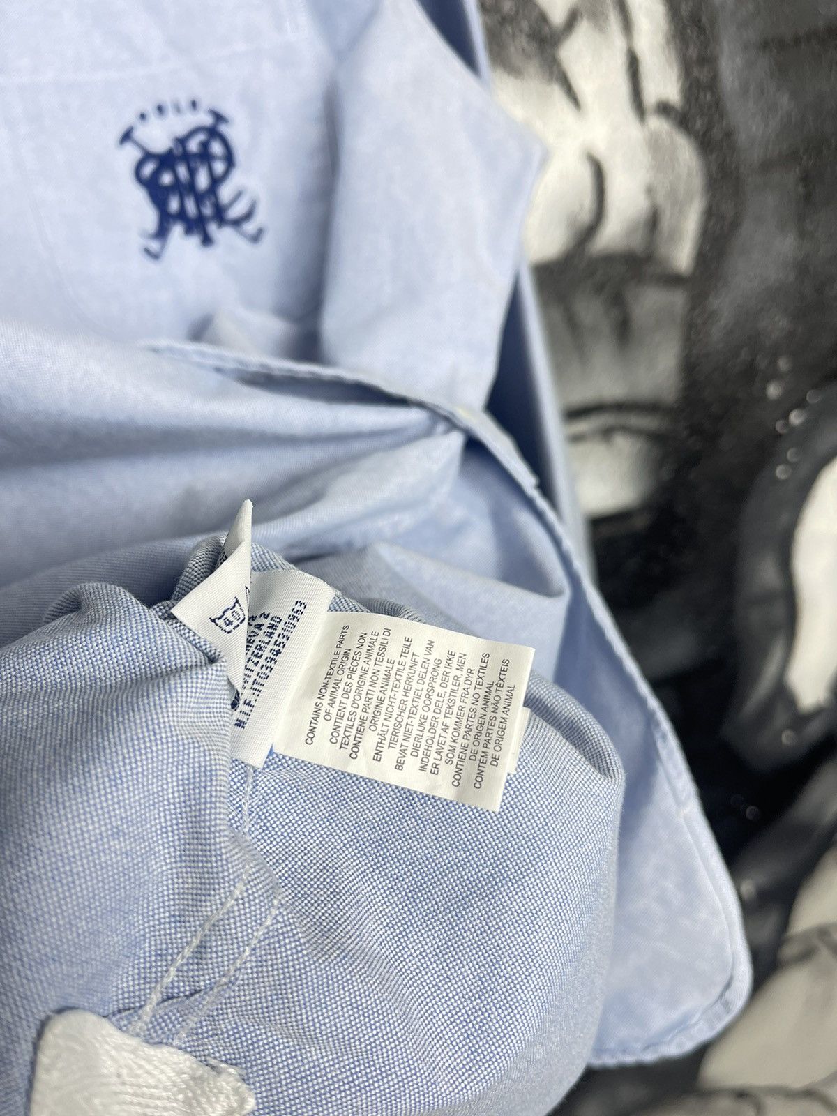 Polo Ralph Lauren Polo Ralph Lauren White Rugby Oxford Blue Shirt Men’s Size L Size US L / EU 52-54 / 3 - 12 Thumbnail