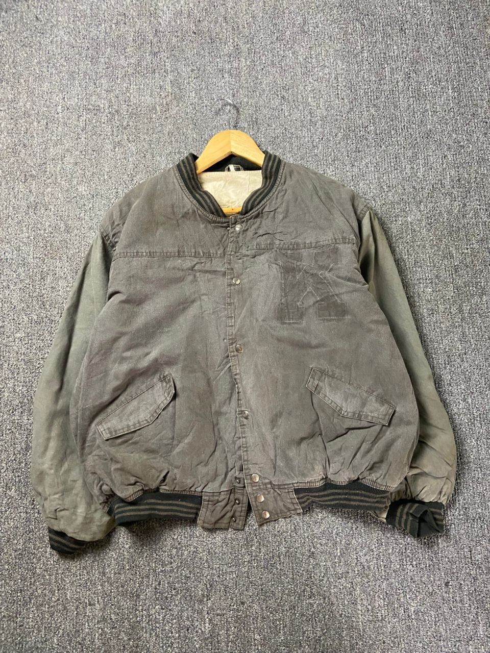 Japanese Brand Japanese Brand Canvas Bomber Jacket (204) Size US M / EU 48-50 / 2 - 1 Thumbnail