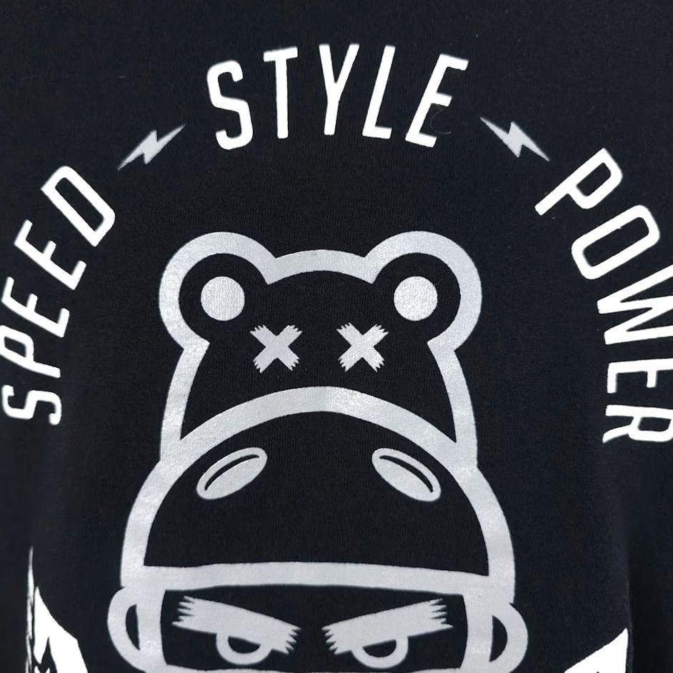 Speedo VINTAGE not? Hippo Esthetics T Shirt Mens Size Small Black HE Speed Style Power Streetwear Size US S / EU 44-46 / 1 - 3 Thumbnail