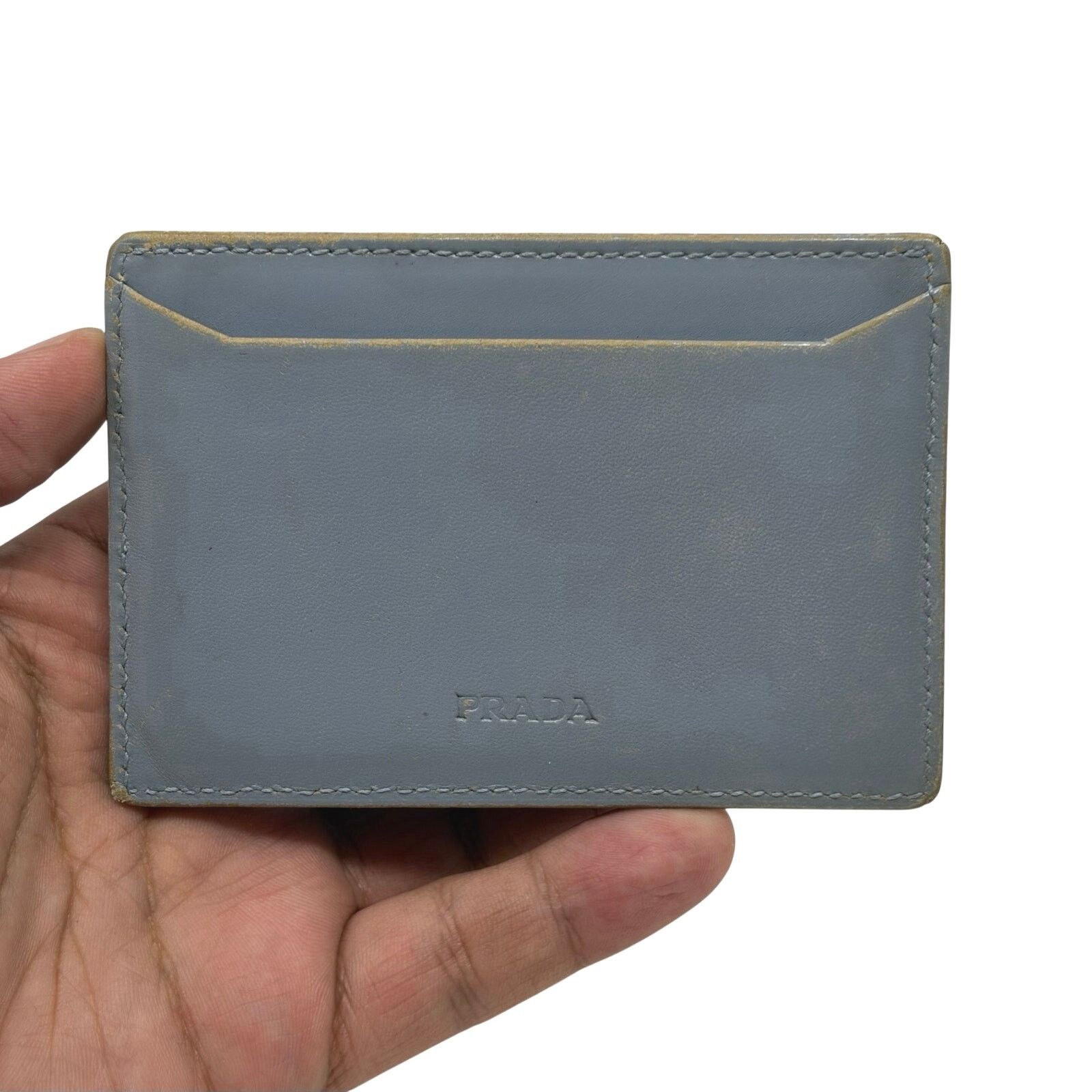 Prada Prada Gray Cardholder Wallet Size ONE SIZE - 4 Thumbnail
