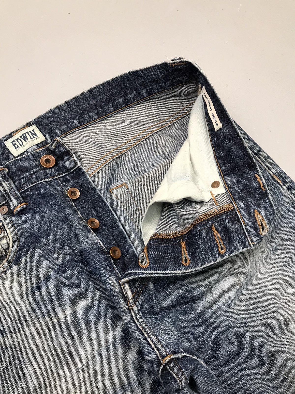 Edwin Vintage Edwin salvage denim Size US 34 / EU 50 - 9 Thumbnail