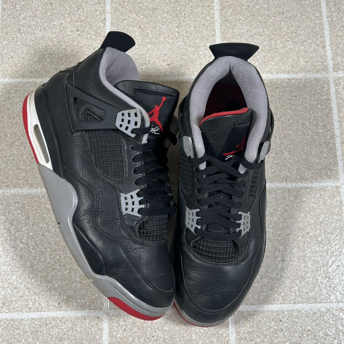 Jordan Brand Jordan Air Jordan 4 Retro Bred Reimagined Black sz 11 Size US 11 / EU 44 - 1 Thumbnail