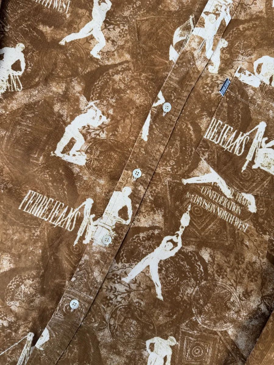 Gianfranco Ferre 1990s Gianfranco Ferré Contemporary Brown Humanoid Shirt Size US M / EU 48-50 / 2 - 13 Thumbnail