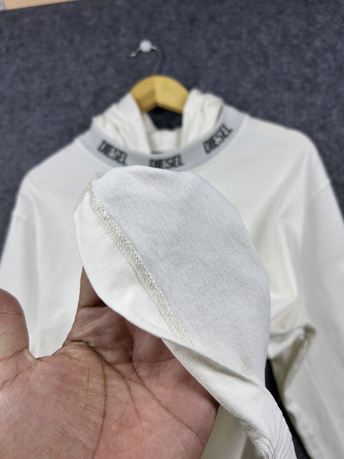 Diesel Diesel white sleeves hoodie Size US M / EU 48-50 / 2 - 5 Thumbnail