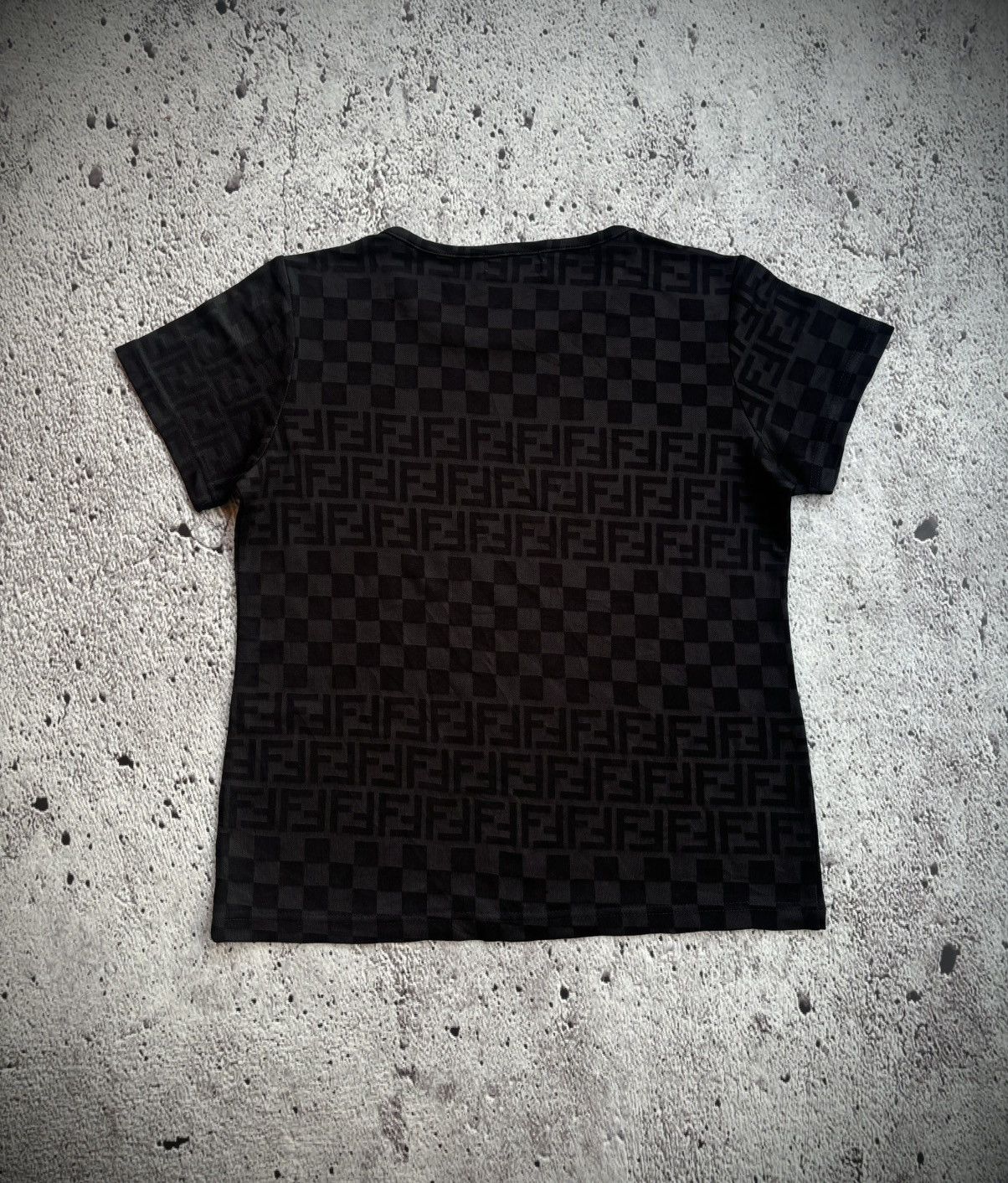 Fendi Vintage Fendi Monogram black Tshirt Size M / US 6-8 / IT 42-44 - 3 Thumbnail
