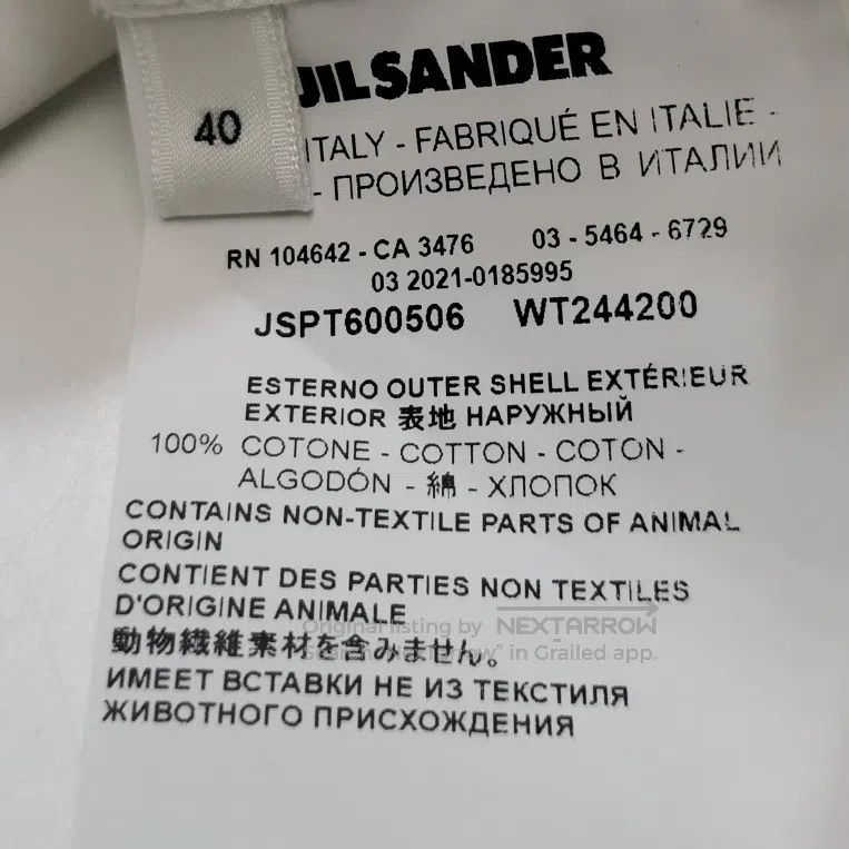 Jil Sander Jil Sander size 40 Cotton lapel shirt Size XL / US 12-14 / IT 48-50 - 8 Thumbnail
