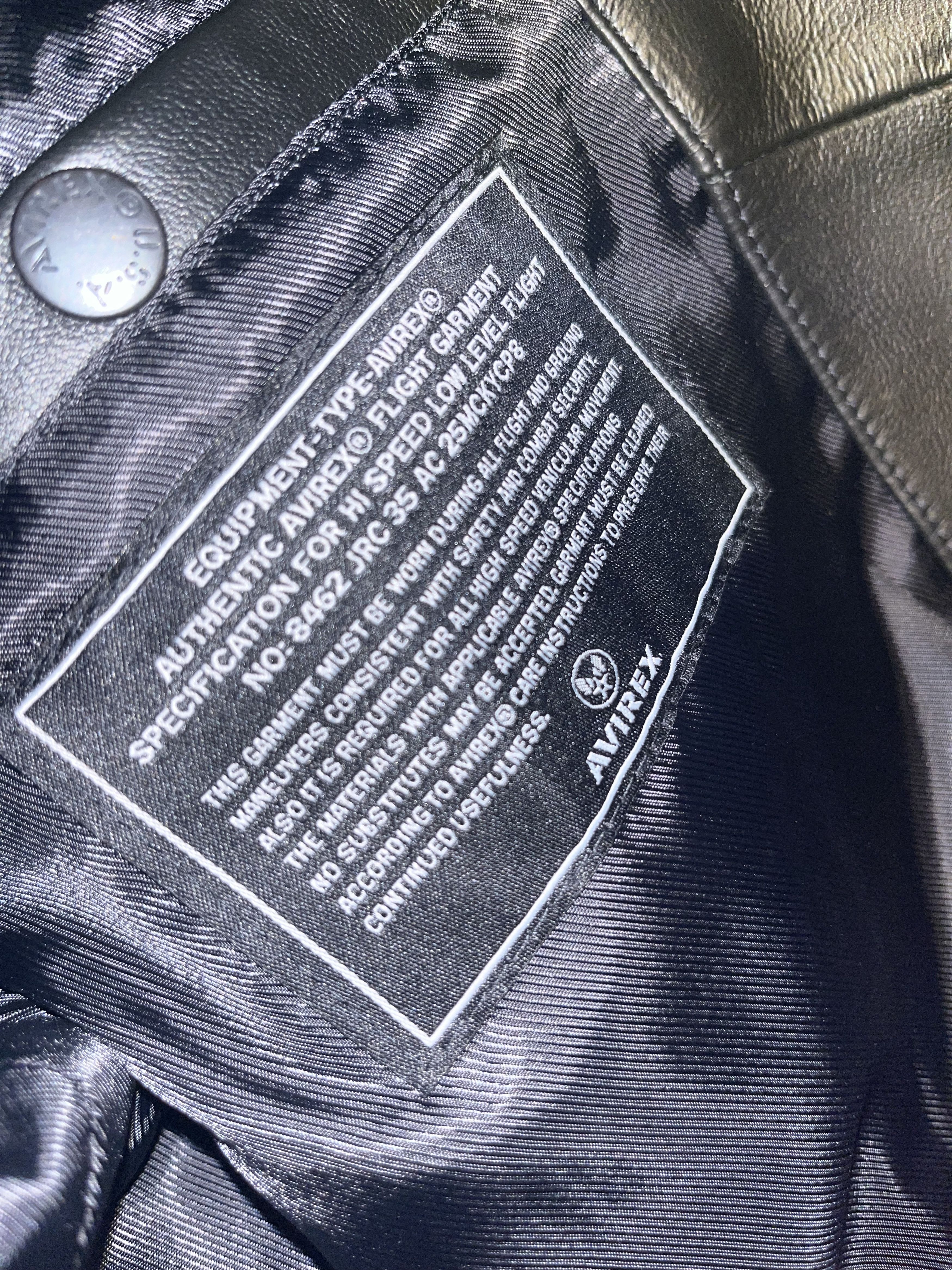 Avirex Avirex men’s icon leather jacket Size US M / EU 48-50 / 2 - 11 Thumbnail