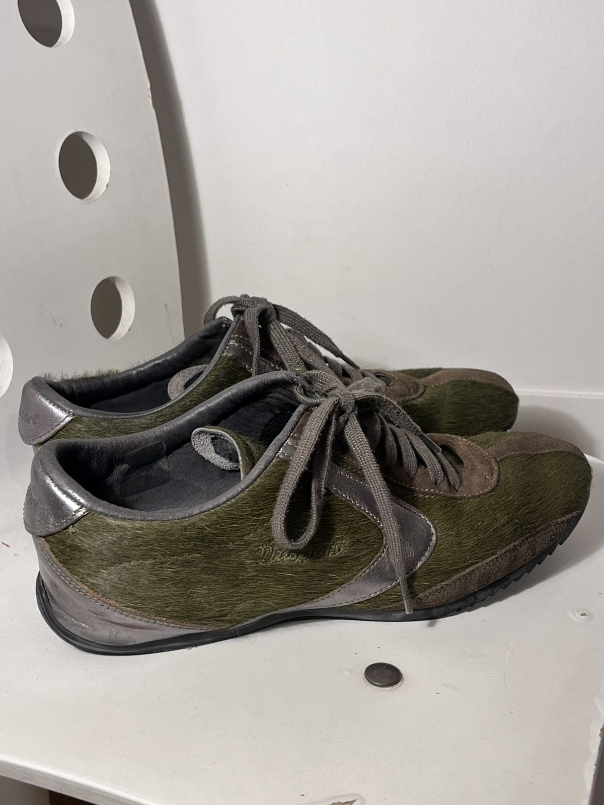 Other Valsport 1920 Italian Green Pony Hair Sneakers Size US 8 / EU 41 - 3 Thumbnail