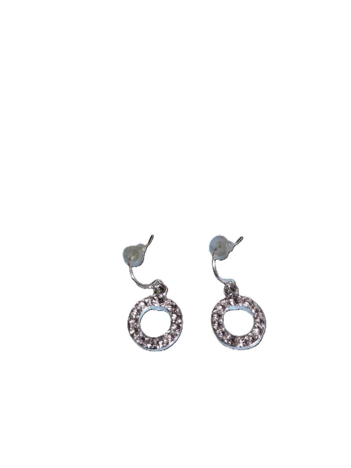 Michael Kors Michael Kors Pavi Crystal Halo Round Circle Stud Earrings Size ONE SIZE - 3 Thumbnail