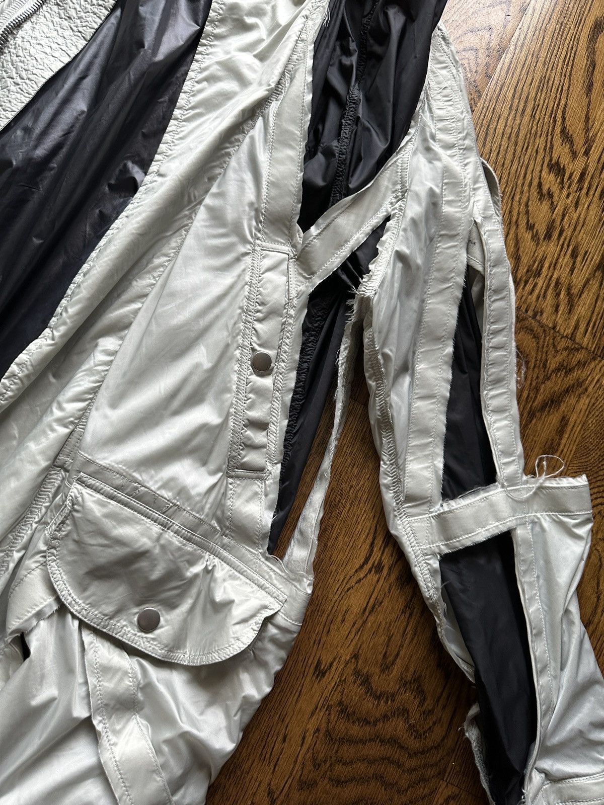 Rick Owens Rick Owens SS19 BABEL Runway Destroyed Rod Flight Jacket 50 Size US M / EU 48-50 / 2 - 6 Thumbnail