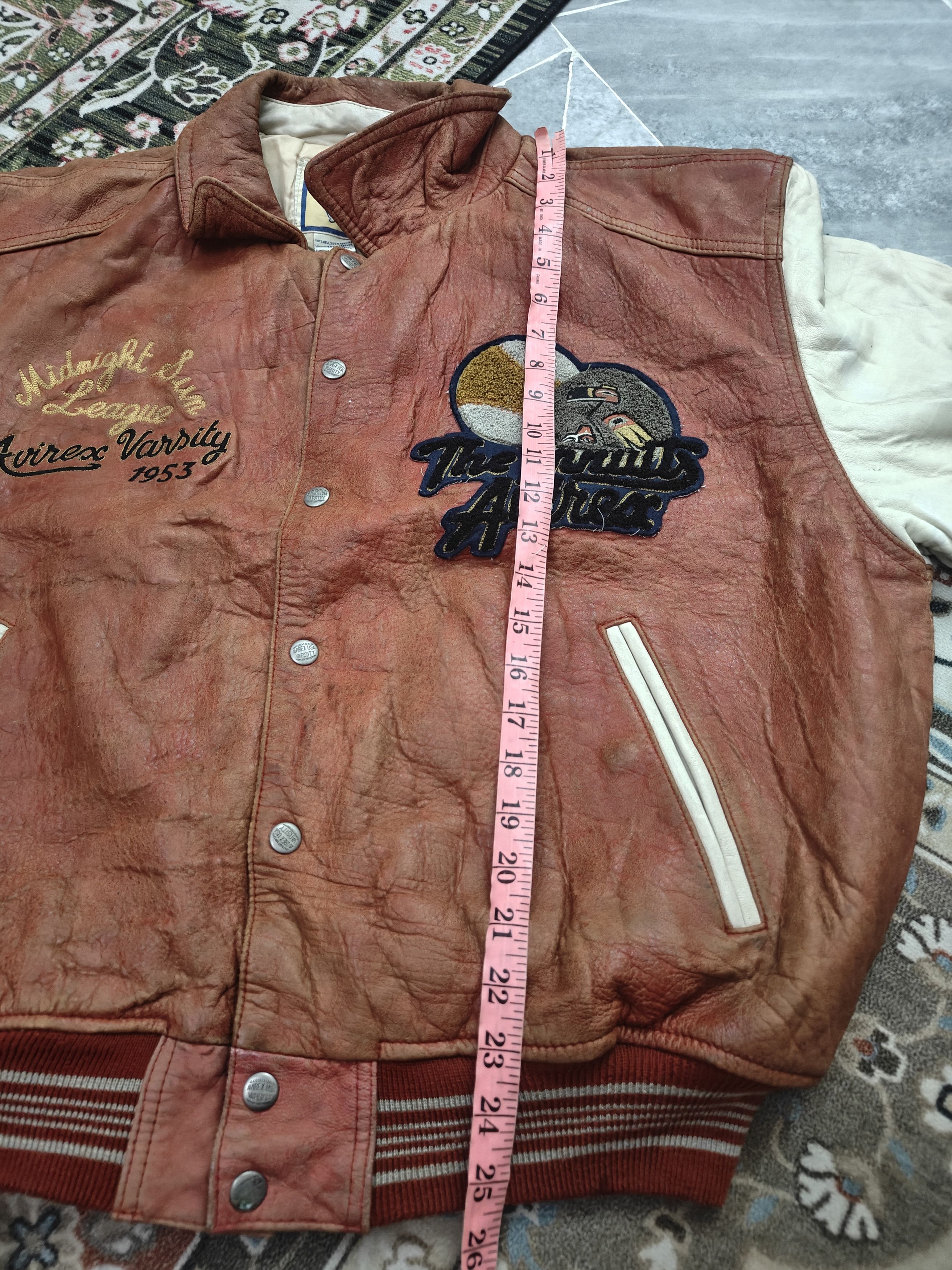 Avirex Vintage Avirex MSL Varsity Jacket Size US XXL / EU 58 / 5 - 10 Thumbnail