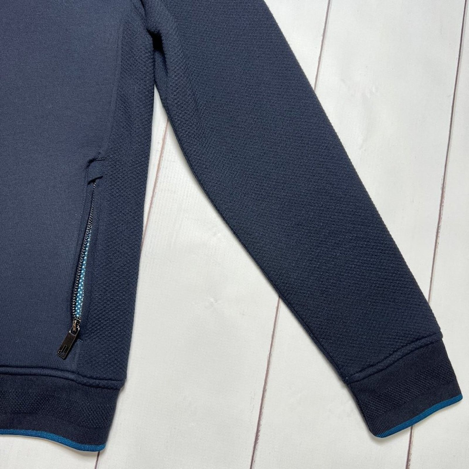 Ted Baker Ted Baker Holla Bomber Jacket Navy Fleece Size S Size US S / EU 44-46 / 1 - 8 Thumbnail
