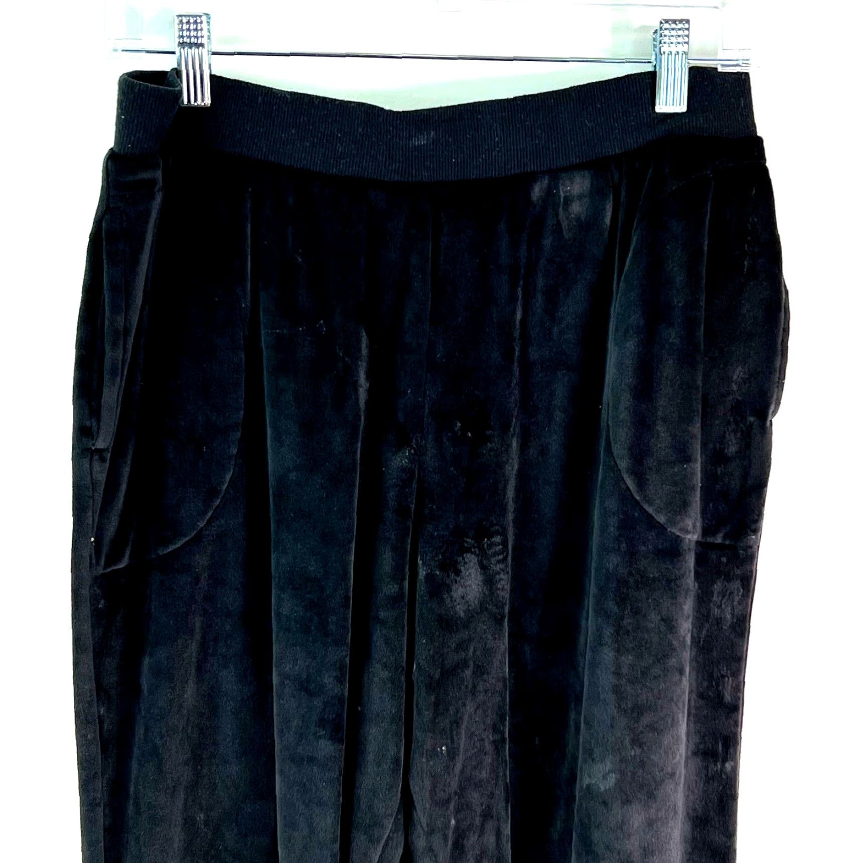Vintage Simply Vera Vera Wang Womens Sweatpants Flat Front Elastic Waist Black Size L Size 36" / US 14 / IT 50 - 3 Thumbnail
