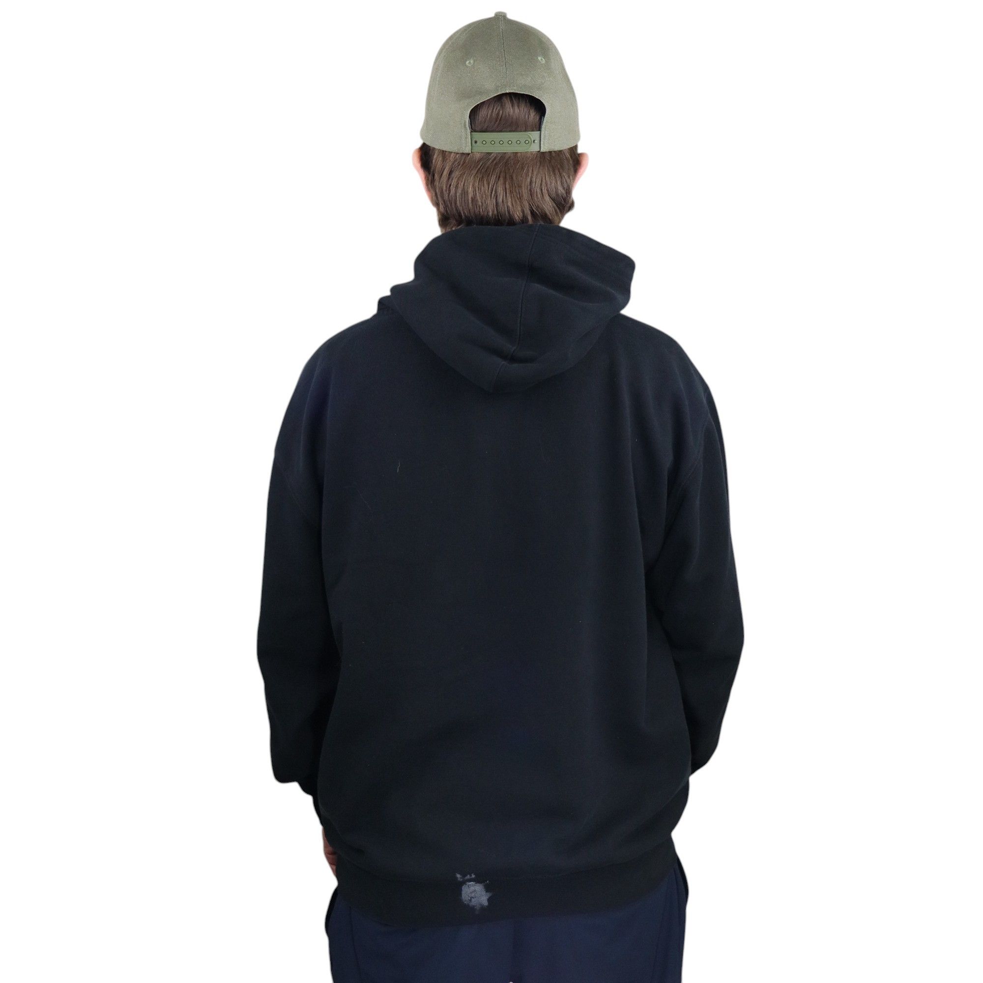 Supreme × Vintage Vintage 90s Y2K Boxy Faded Black Heavyweight Hoodie Large Size US L / EU 52-54 / 3 - 3 Thumbnail