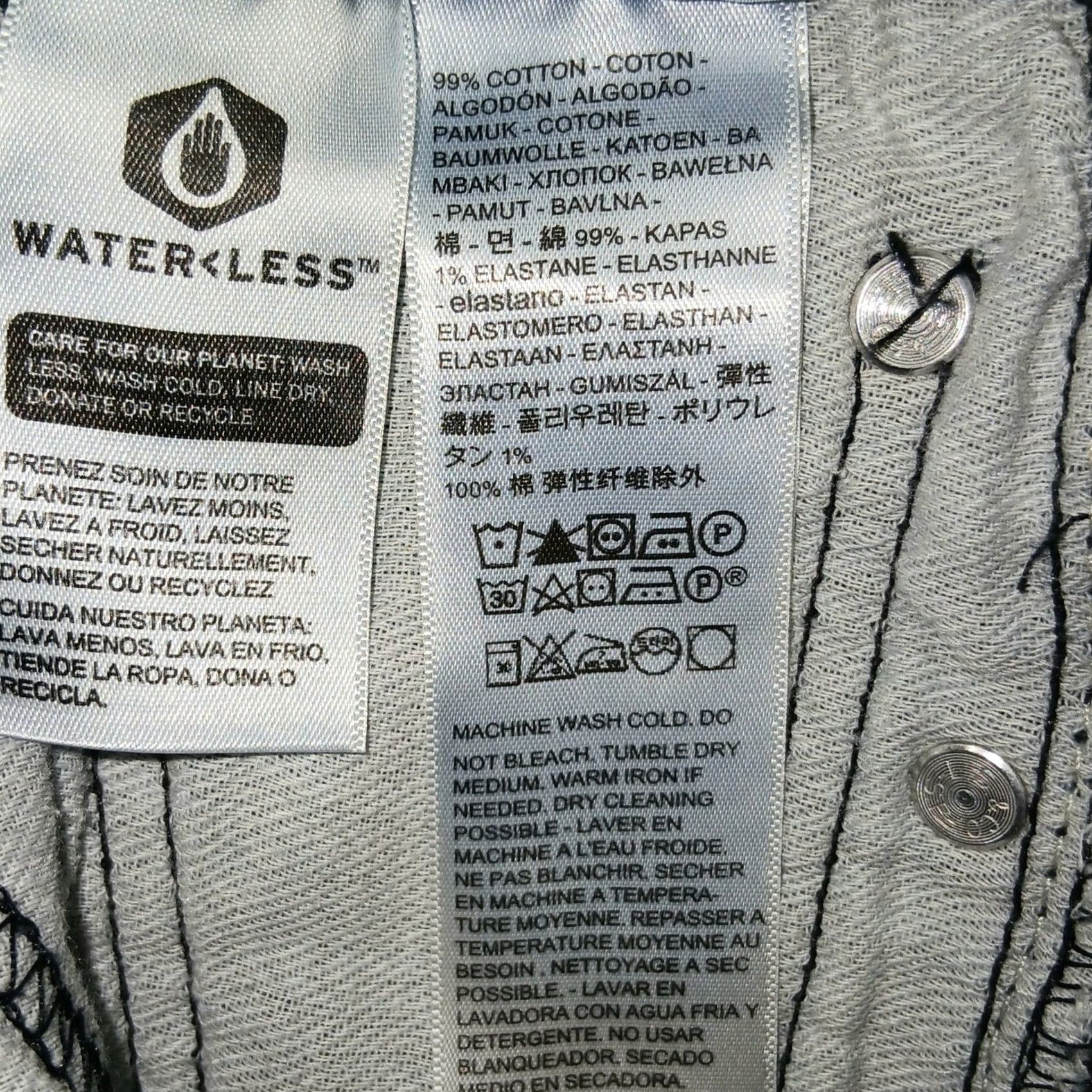 Levi's Levi's 511 Jeans Men 28 Slim Fit Gray Stretch Low Rise Size US 28 / EU 44 - 6 Thumbnail