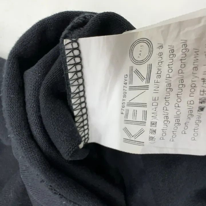 Kenzo KENZO Black Short Sleeve T-Shirt with Embroidery -2507 Size US S / EU 44-46 / 1 - 4 Thumbnail
