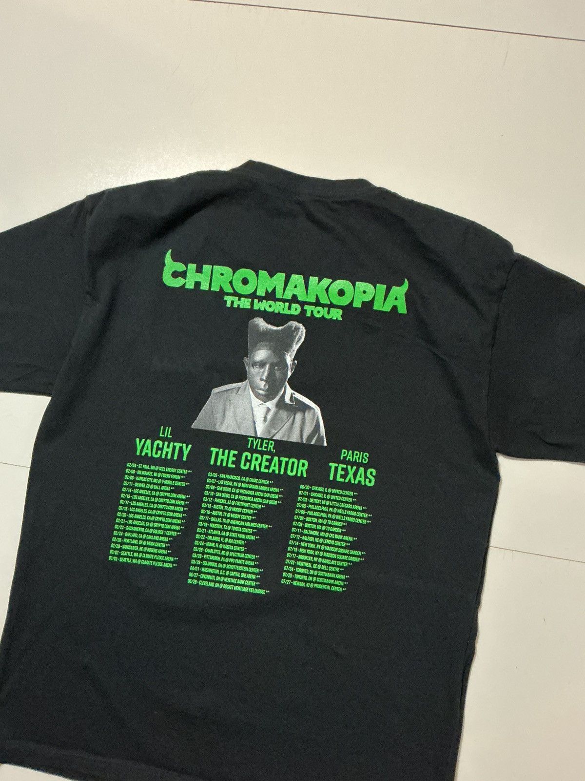 Tyler The Creator Tyler The Creator Chromakopia World Tour Lil Yachty T-Shirt Size US L / EU 52-54 / 3 - 4 Thumbnail