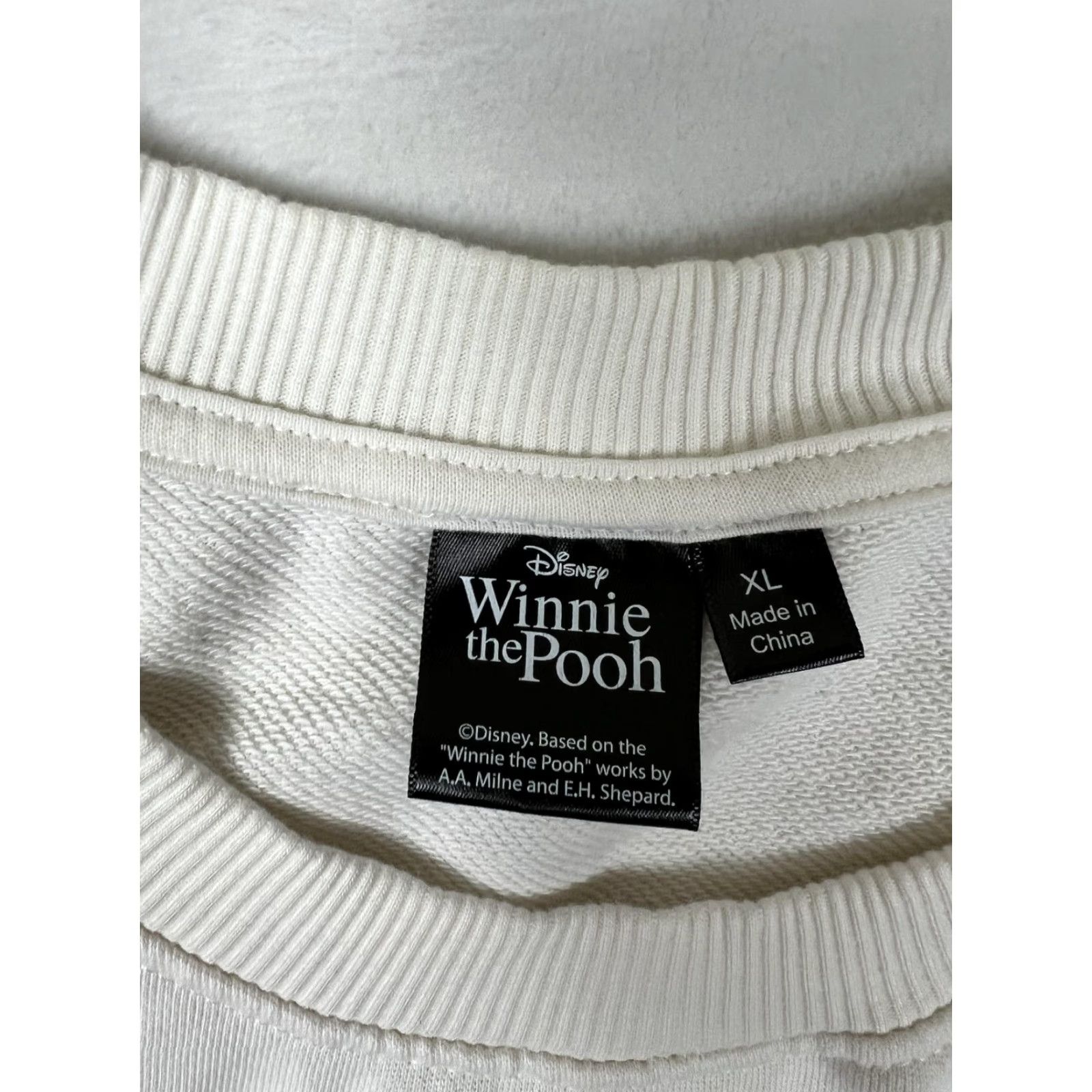 Disney Disney Winnie The Pooh Sweatshirt Womens XL White Hundred Acre Wood Retro Size XL / US 12-14 / IT 48-50 - 3 Thumbnail