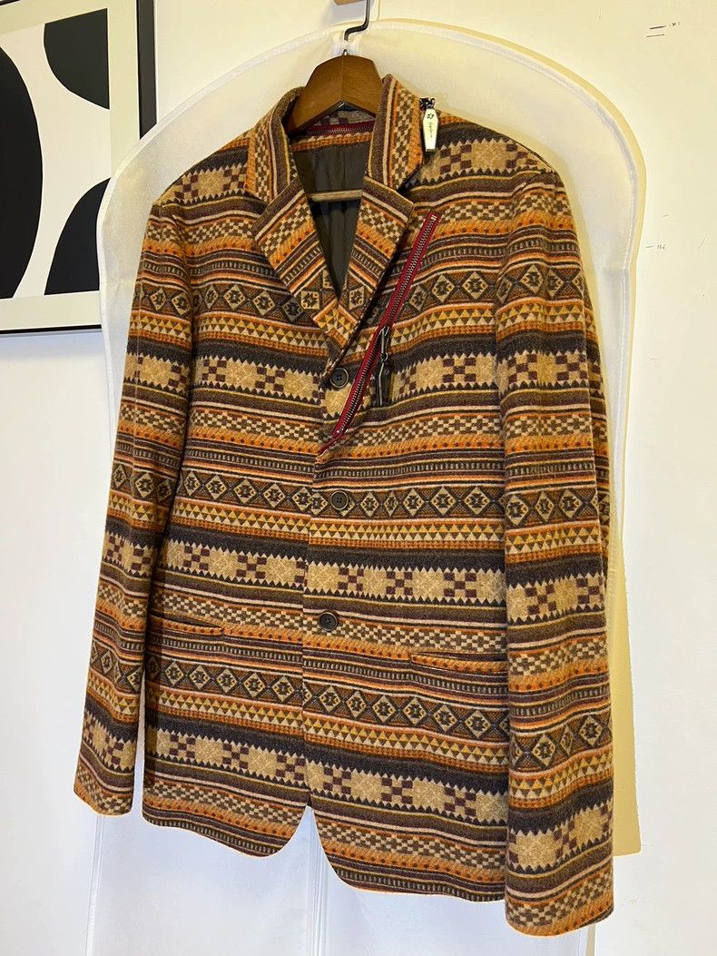 Yohji Yamamoto Yohji Yamamoto 14aw Opening Totem Zipper Knight Jacket Size US M / EU 48-50 / 2 - 2 Thumbnail