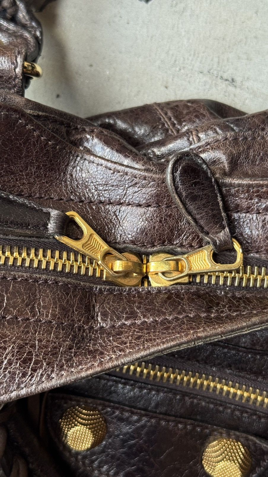 Balenciaga Balenciaga Balenciaga Brown Leather GGH Part Time Tote Size ONE SIZE - 9 Thumbnail
