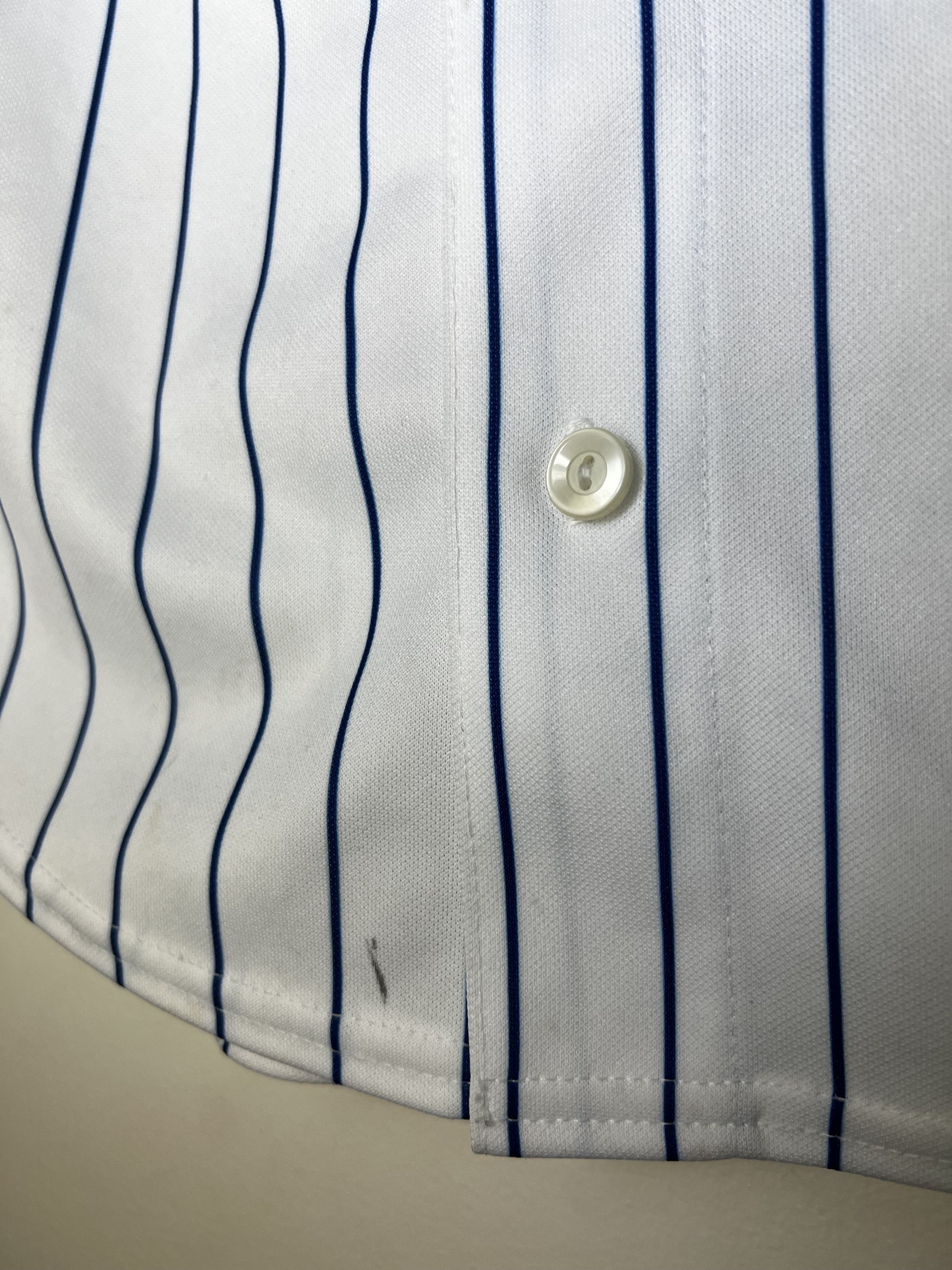 Majestic Vintage Chicago Cubs Soto 18 Striped Short Sleeve Button Up Size US L / EU 52-54 / 3 - 6 Thumbnail