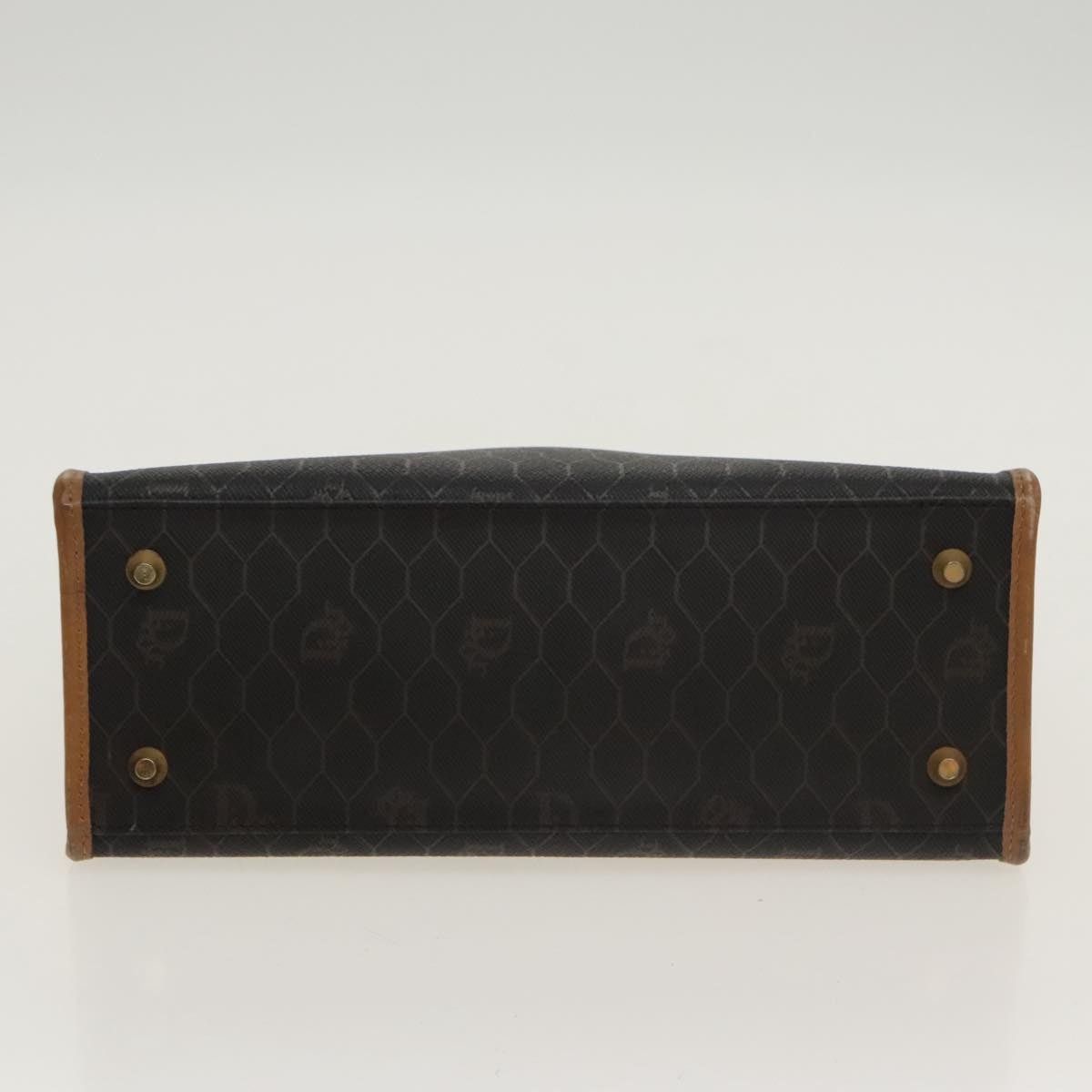 Dior DIOR Honeycomb Canvas Hand Bag Pvc Black Brown Size ONE SIZE - 9 Thumbnail