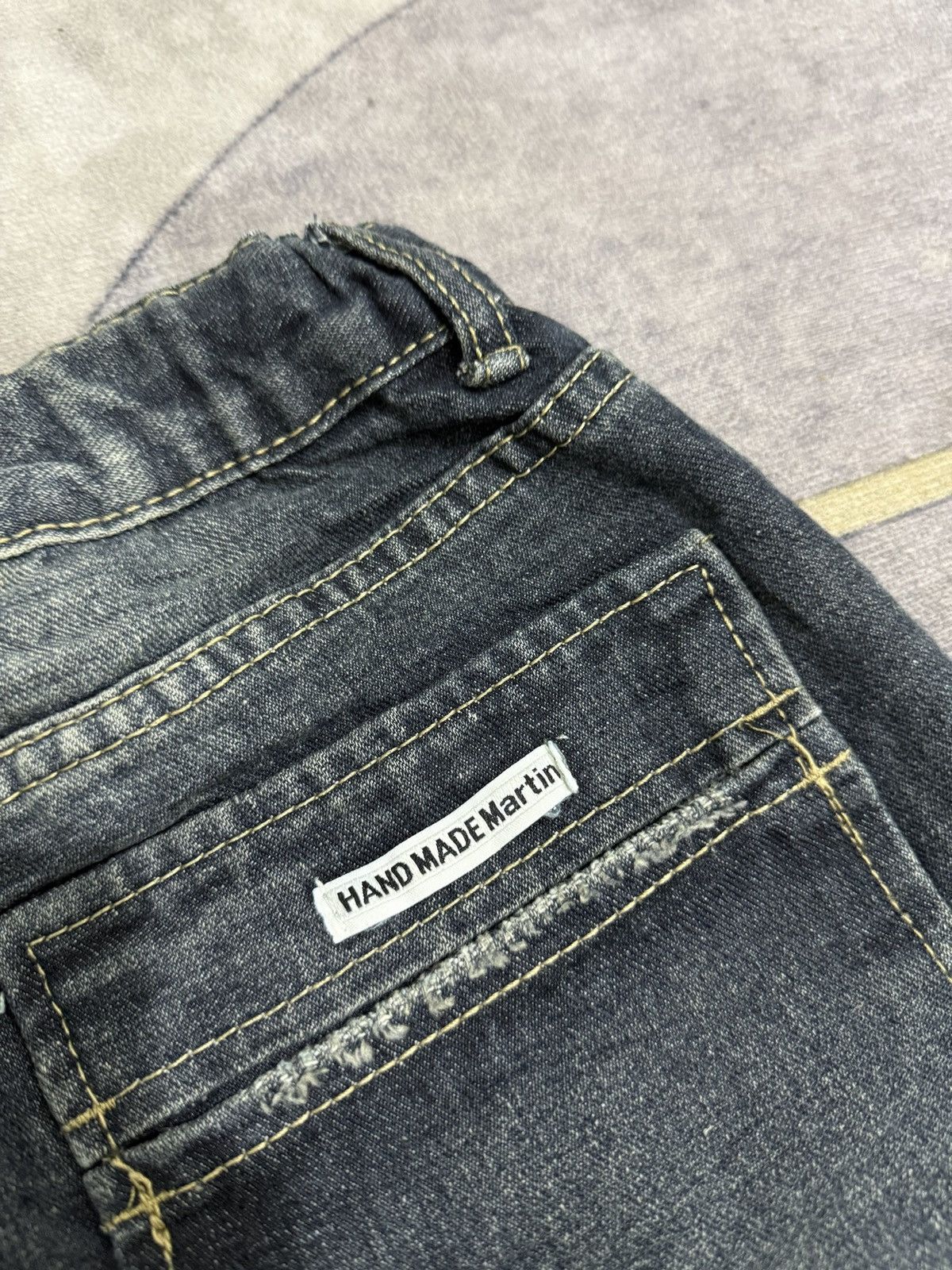 Yohji Yamamoto Y2K HAND MADE MARTIN BEGGIE DENIM PANTS Size US 31 - 7 Thumbnail