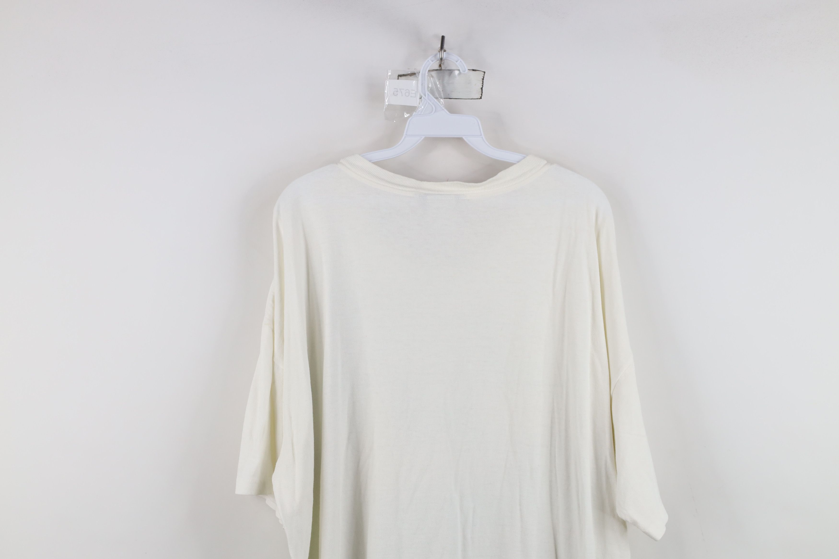 Vintage Vintage 90s Streetwear Night Gown Sleep T-Shirt White USA Size ONE SIZE - 14 Thumbnail