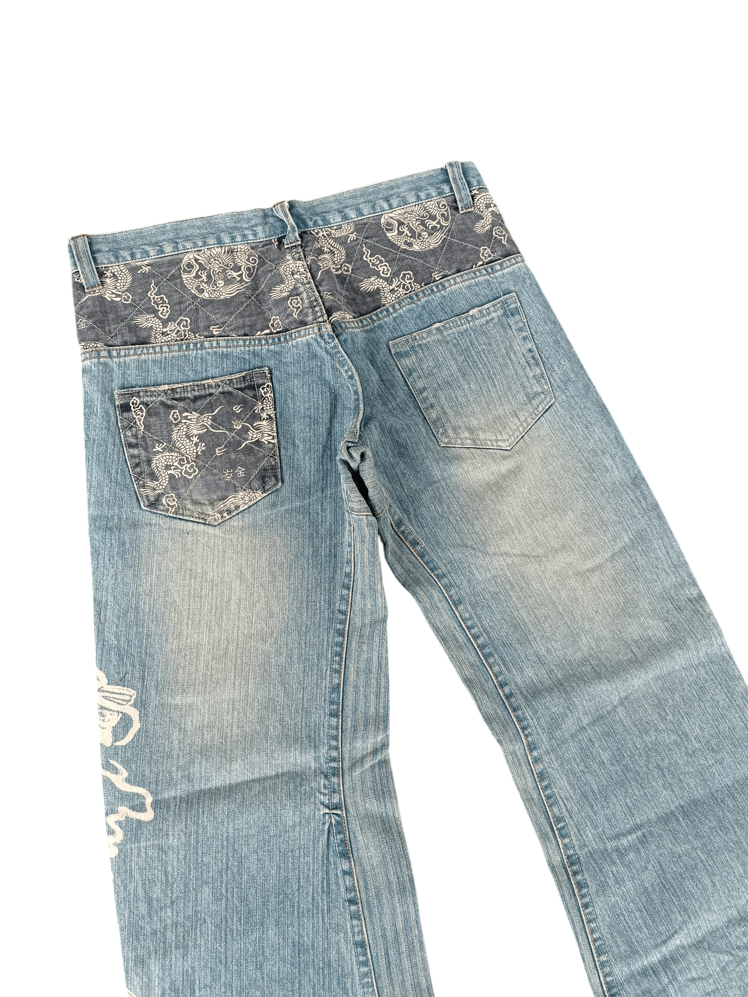 Japanese Brand RARE Tuwamono Japan Dragon Print Jeans Size US 32 / EU 48 - 8 Thumbnail