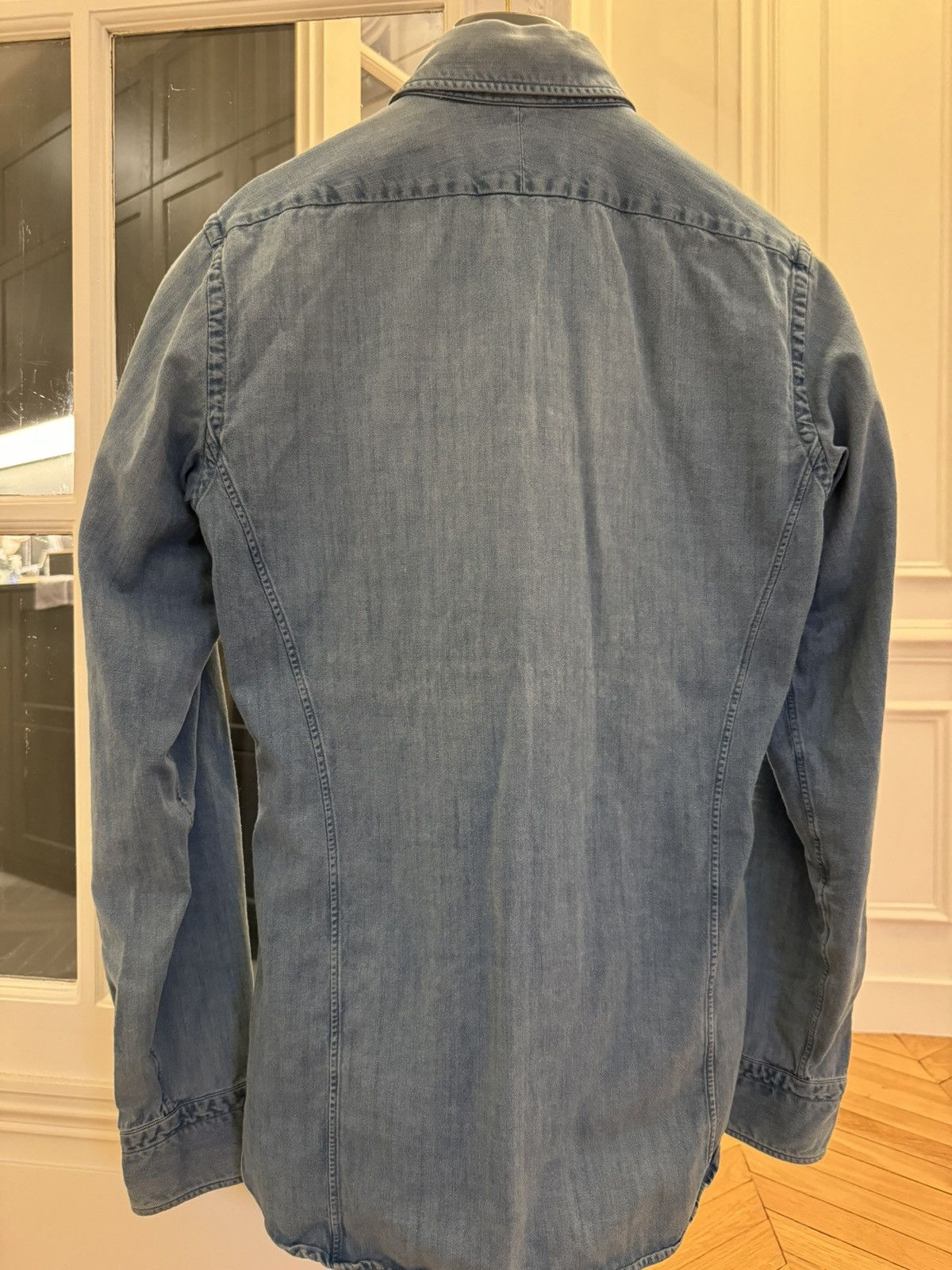 Tom Ford Tom Ford Blue Denim Shirt Size US S / EU 44-46 / 1 - 4 Thumbnail