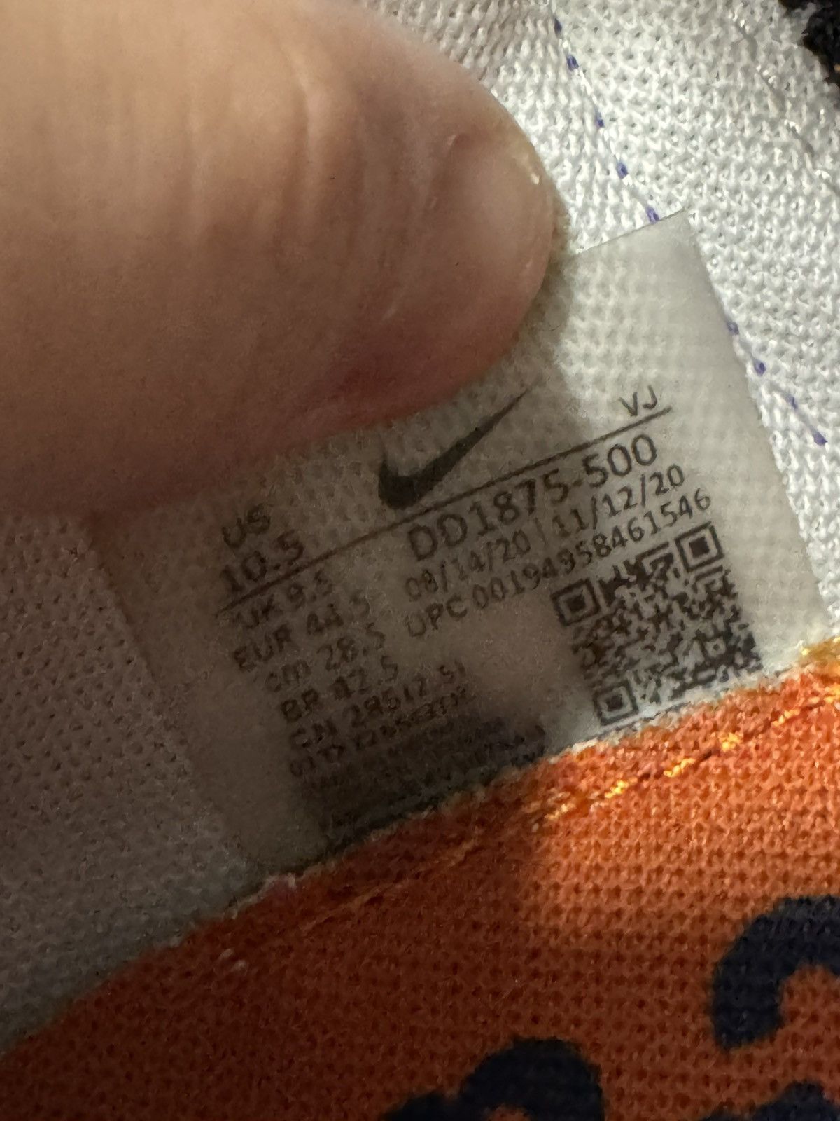 Nike × Sacai Nike x Sacai Vaporwaffle Dark Iris Size 10.5 Size US 10.5 / EU 43-44 - 7 Thumbnail