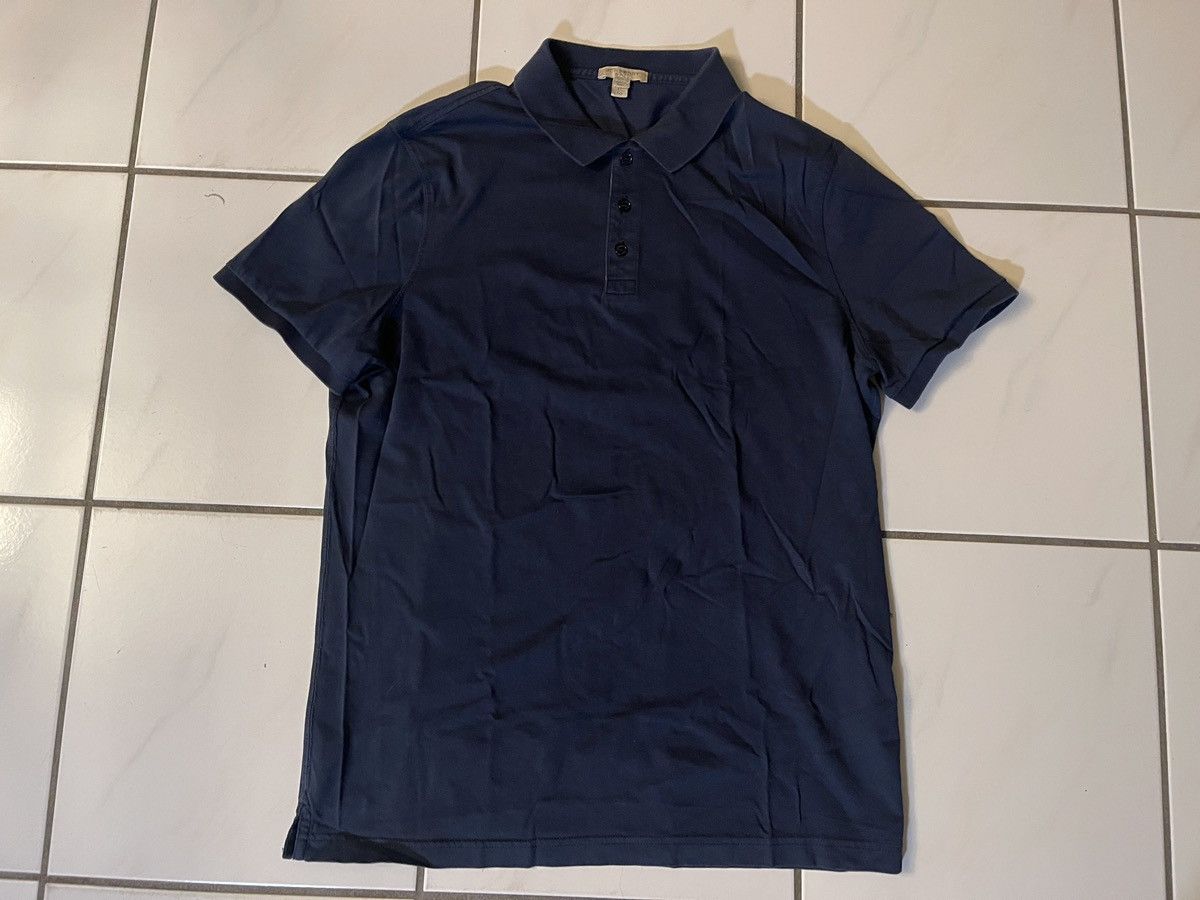 Burberry Burberry Brit Polo Shirt Mens XL Navy Blue Button Collared Size US XL / EU 56 / 4 - 1 Thumbnail