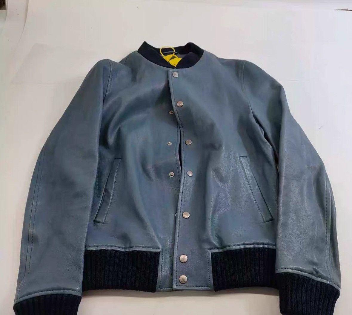 Gucci Gucci Leather Baseball Jacket Size US M / EU 48-50 / 2 - 1 Thumbnail