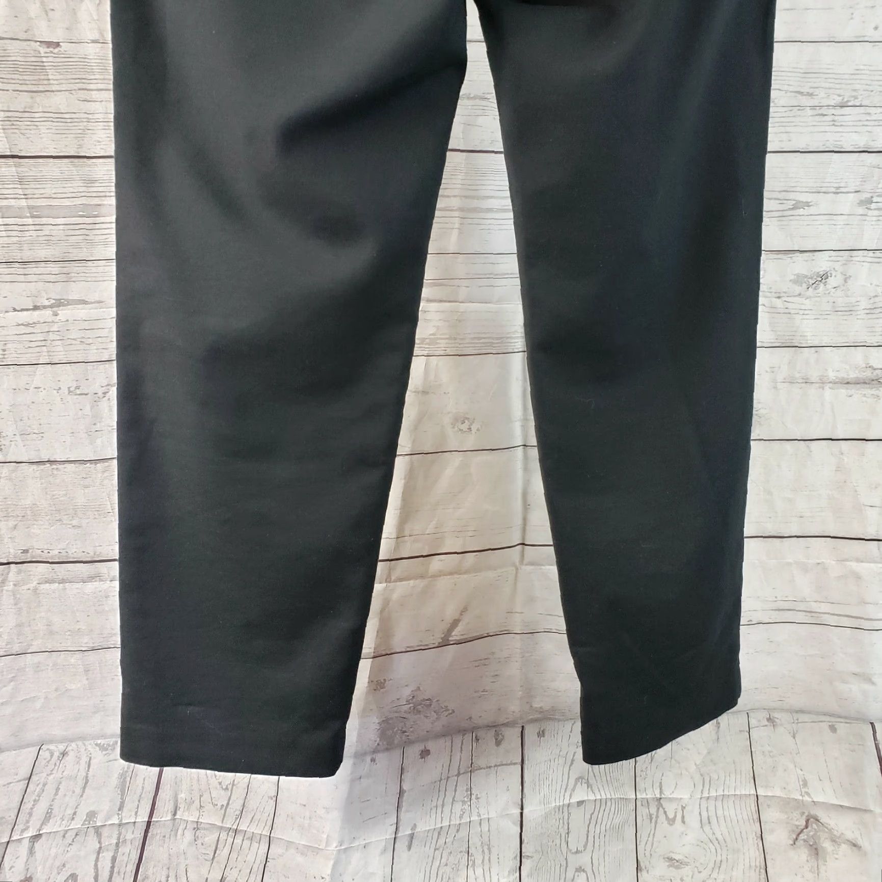 J. Jill J. Jill Womens Pull On Pants 12 Solid Black Mid Rise Cotton Blend Pants Womens 12 Black Cotton Blend Pull On Vintage: No Size 34" / US 12 / IT 48 - 5 Thumbnail